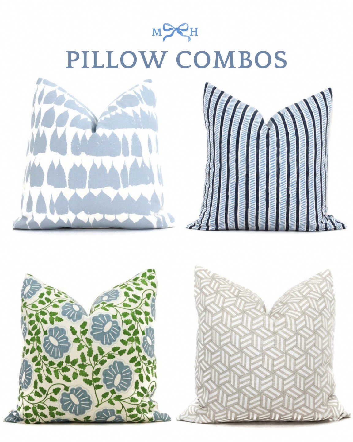 How to Mix Decorative Pillows (+ 20 guaranteed-to-look-good