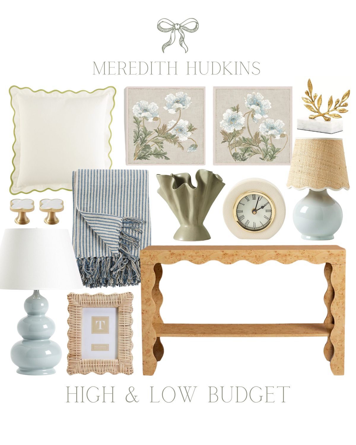 High And Low Budget: Home Decor — Meredith Hudkins