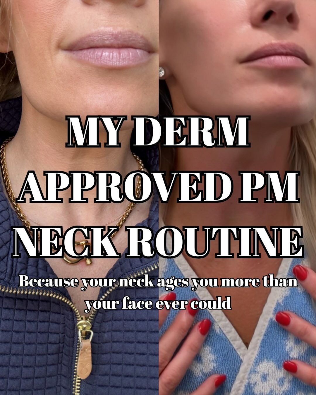 Comment YES PLEASE and I&rsquo;II DM you the details!! If you don&rsquo;t get a DM promptly, you can always use the link in my profile to shop. 

Swipe through to see them all! You pay SO MUCH attention to your face but your NECK is telling on you!!!