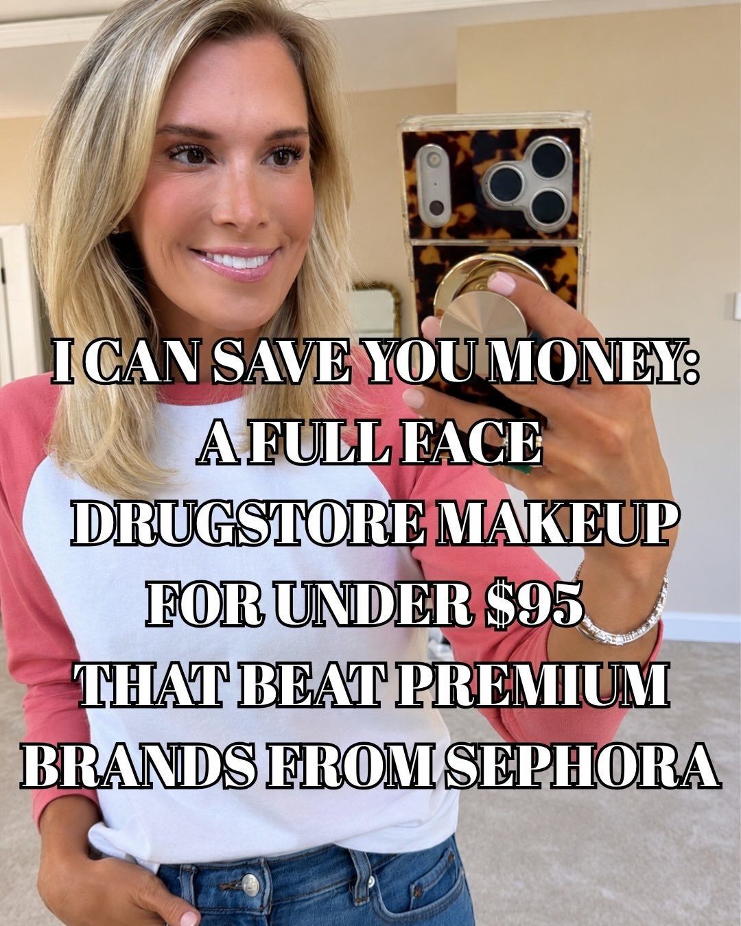 Comment YES PLEASE below and I&rsquo;ll DM you all the products + links! If you don&rsquo;t get a DM right away, everything is also linked in my profile.

A full face of drugstore makeup for UNDER $95!!! These affordable makeup finds perform just as 
