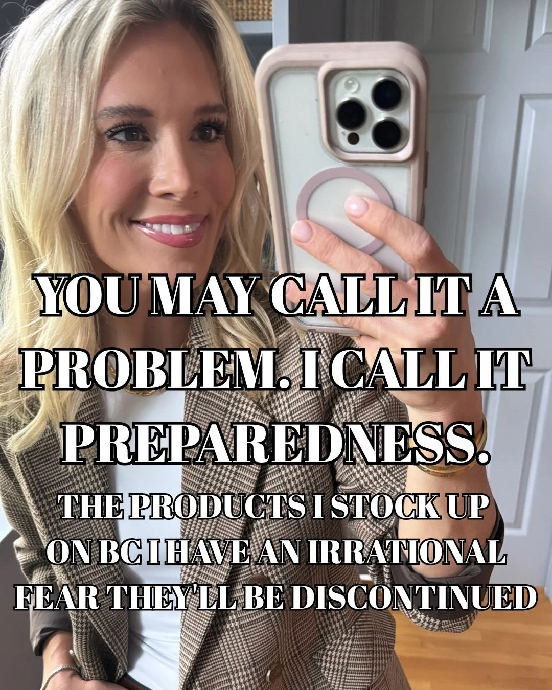 Comment YES PLEASE below and I&rsquo;ll DM you the details! If you don&rsquo;t get a DM promptly, you can always use the link in my profile to shop.

You may call it a problem. I call it preparedness. 

These are the products I love SO much that I re