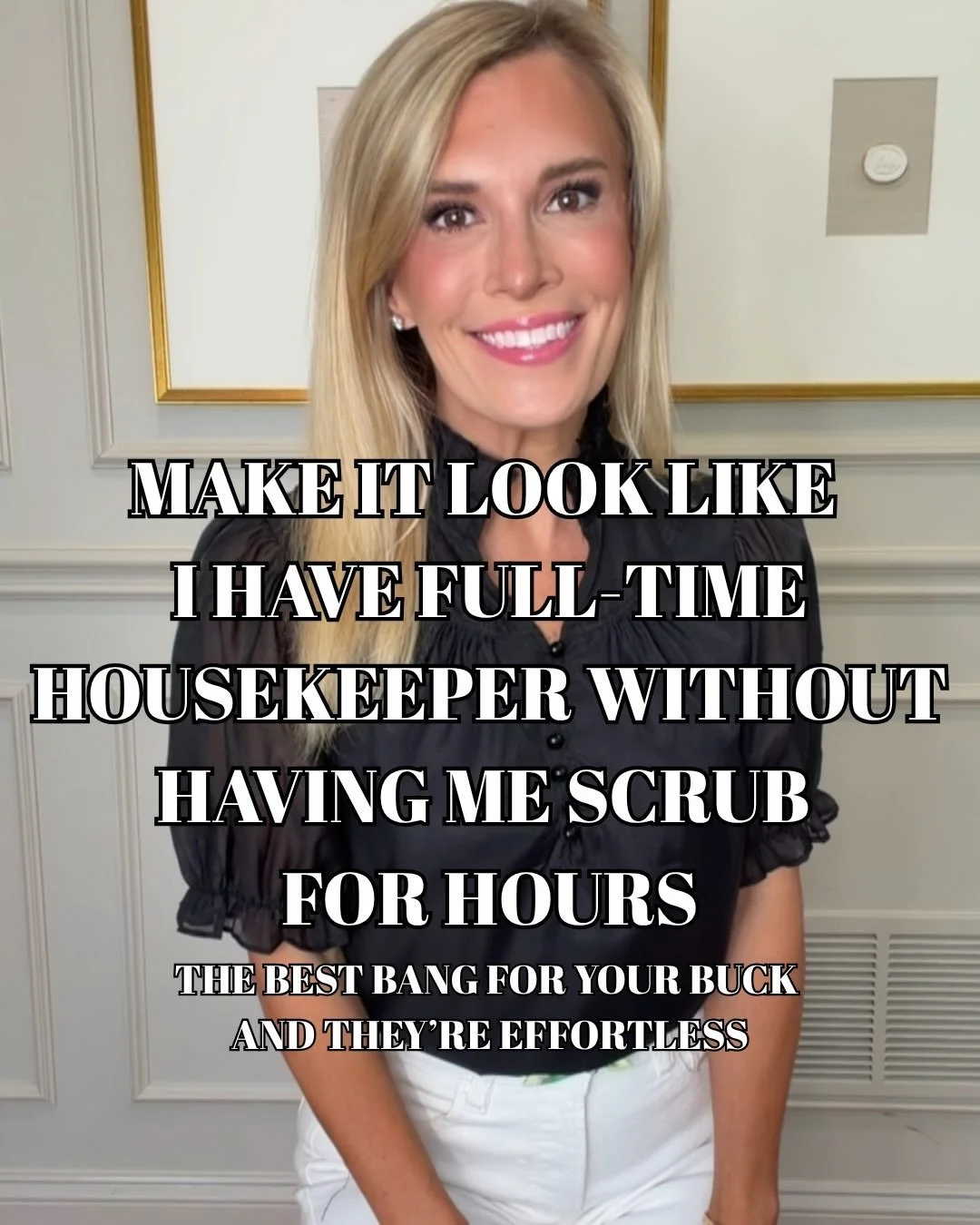 Comment YES PLEASE and I&rsquo;ll DM you the links! If you don&rsquo;t see a DM, everything is linked in my profile. Save this for your next deep clean, bathroom refresh or laundry day. 

The &ldquo;someone came and cleaned my whole house&rdquo; look