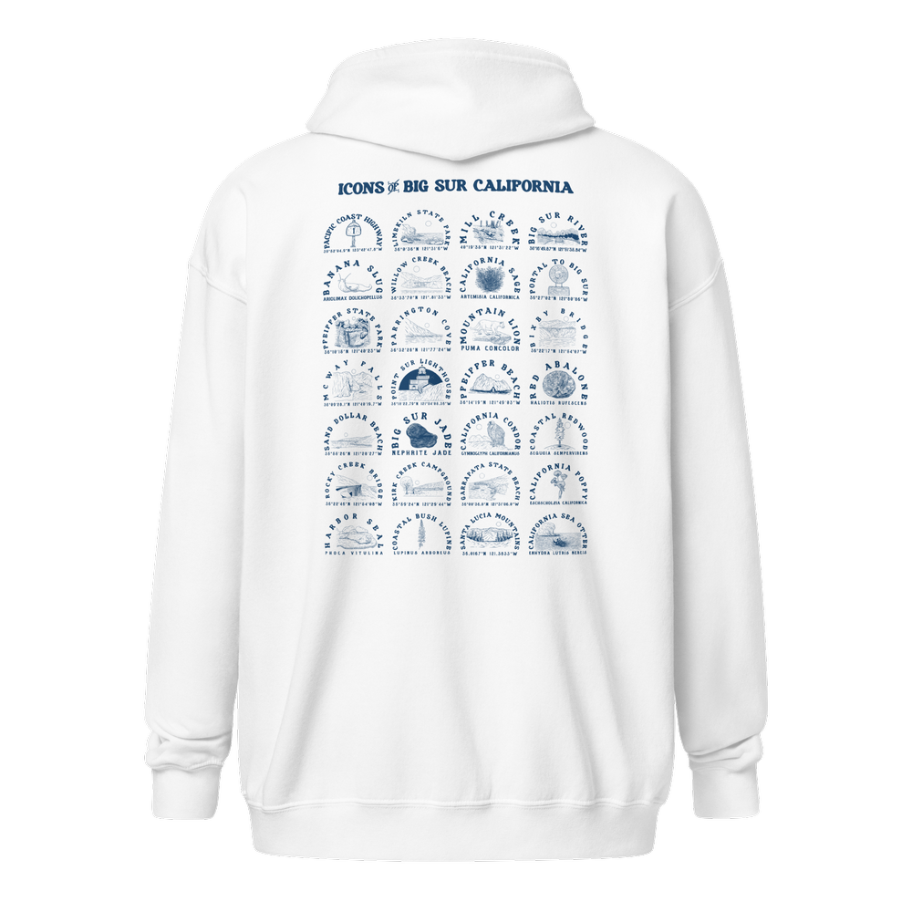 Big Sur Heavy Blend Zip Hoodie — BigSurCali.com