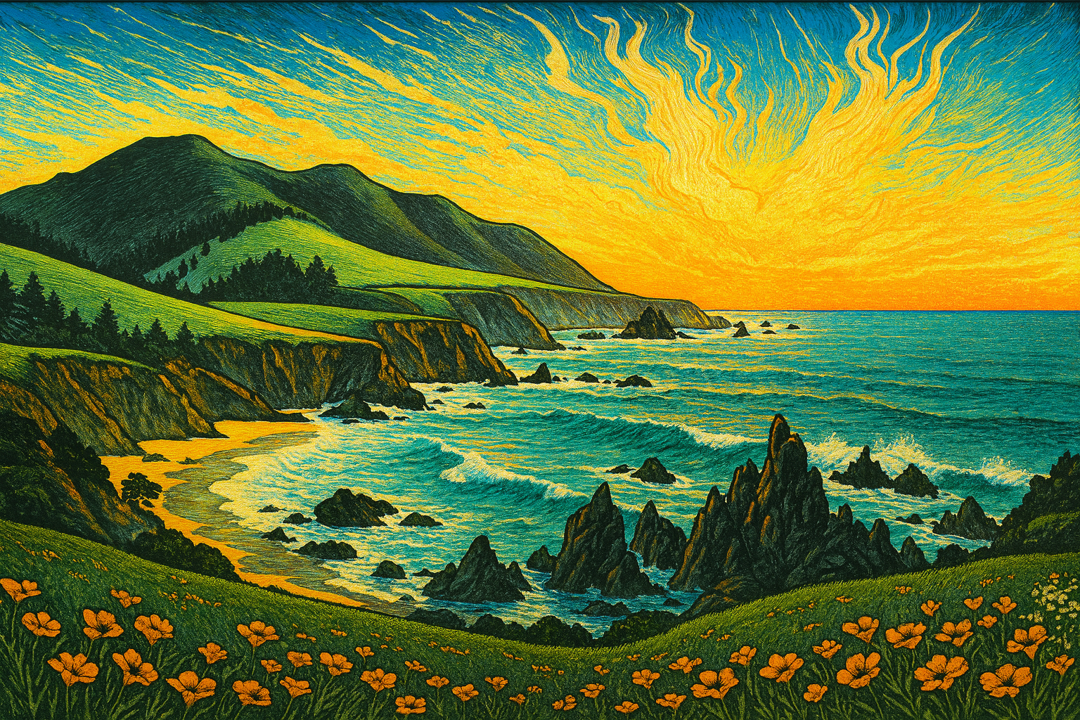 Big Sur Happens Between the Stops