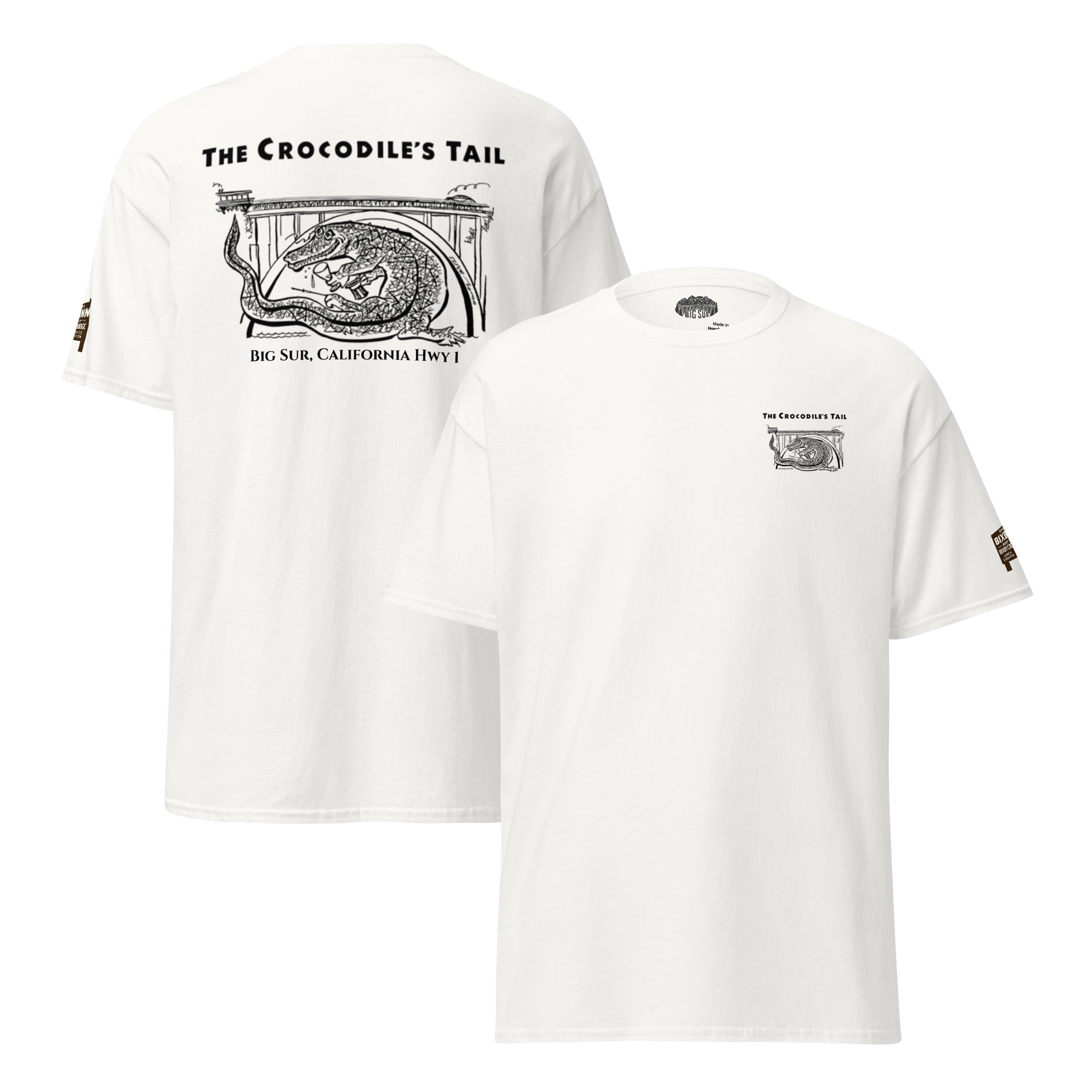 Big Sur The Crocodile's Tail Bixby Inn Deluxe Classic Tee T-Shirt