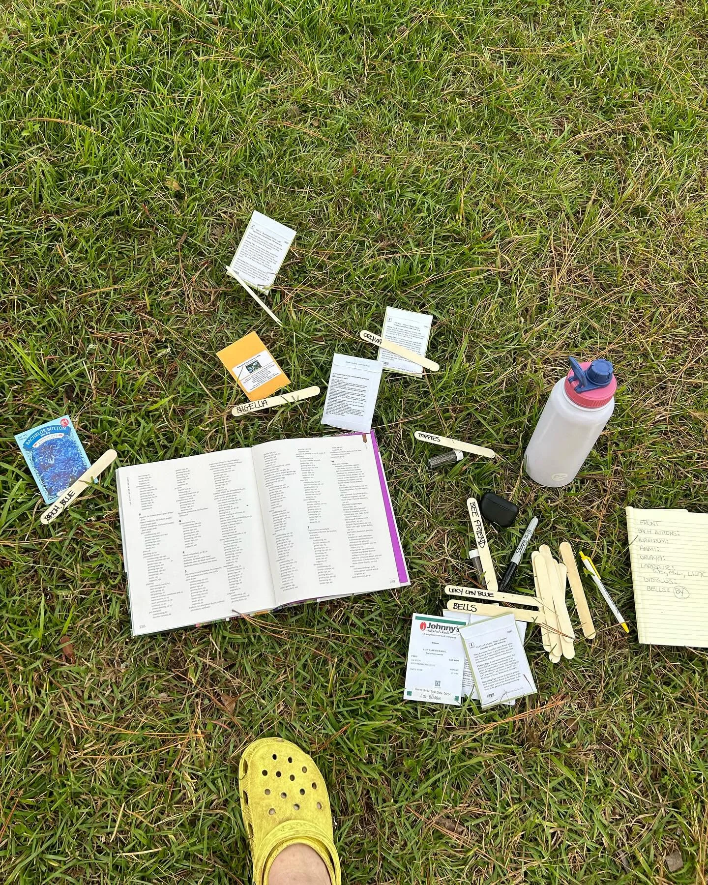 This is what the past couple weeks and the next few look like. Books open, labels being made ( was horrible at this last year), and ahead of schedule! 

Thousands of seedlings growing in the greenhouses to plant out next week, direct sowing some hard