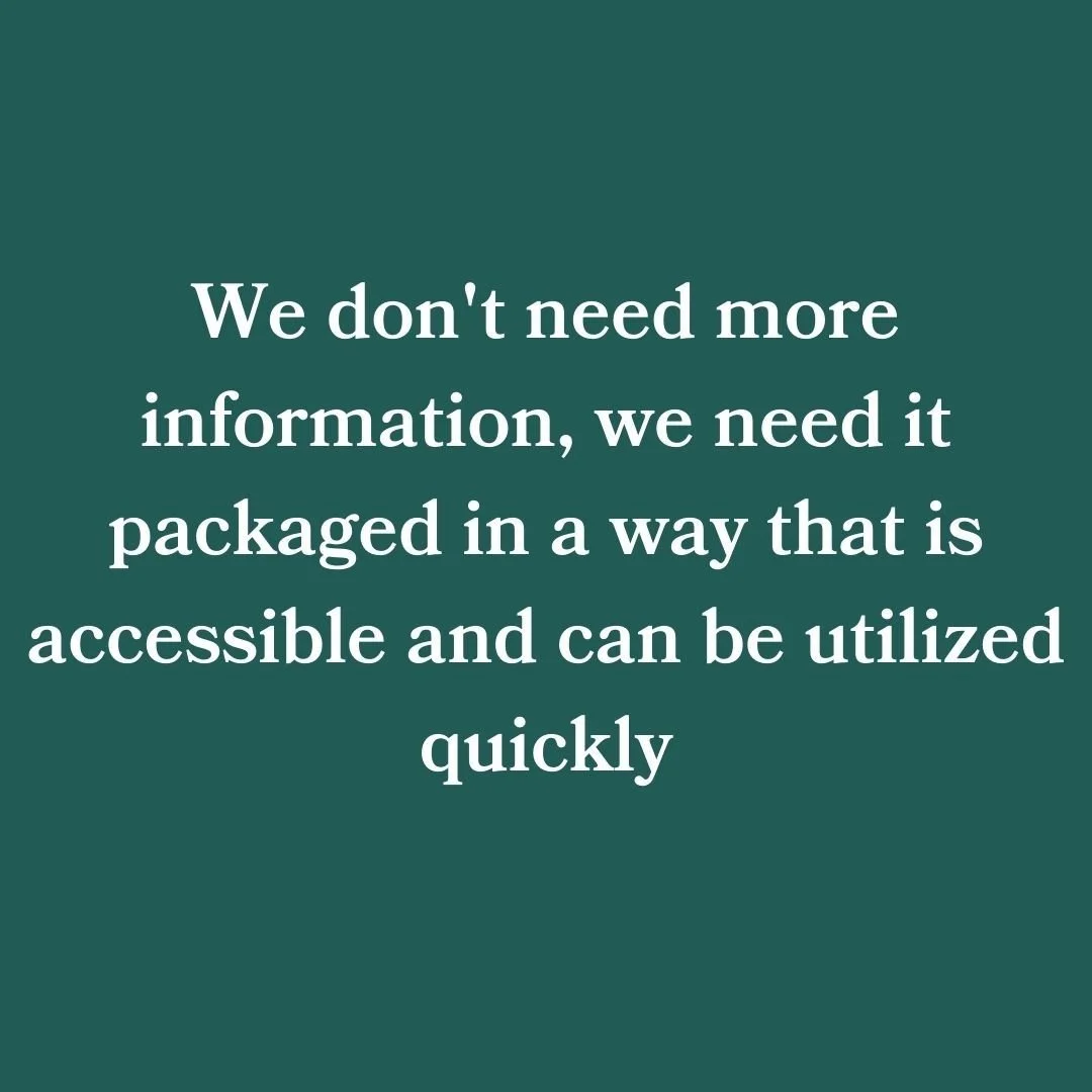 Trying to navigate healthcare information in today's world is so challenging because there is so much to sort through AND we have to make sure it is legitimate and not being shared to promote a product or for someone else's benefit. 

Infographics ar