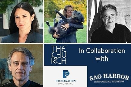 @thechurchsagharbor is hosting an engaging discussion, &ldquo;Preservation as a Creative Act&rdquo; with @jess_frost_, Matilda Guidelli, and Lee Skolnick, moderated by @paul_bentel, Ph.D. in collaboration with @preservationlongisland and Sag Harbor H