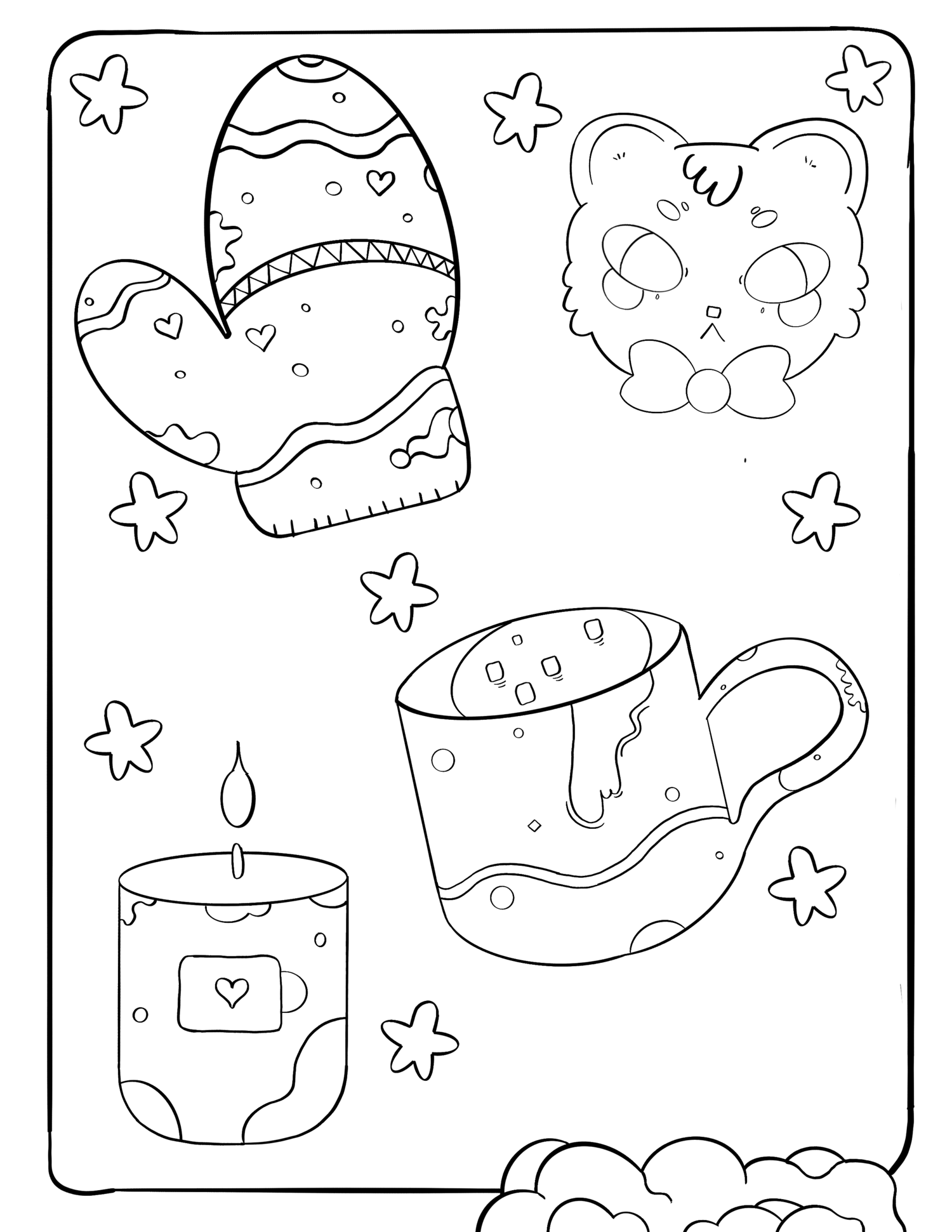 holicay coloring pages