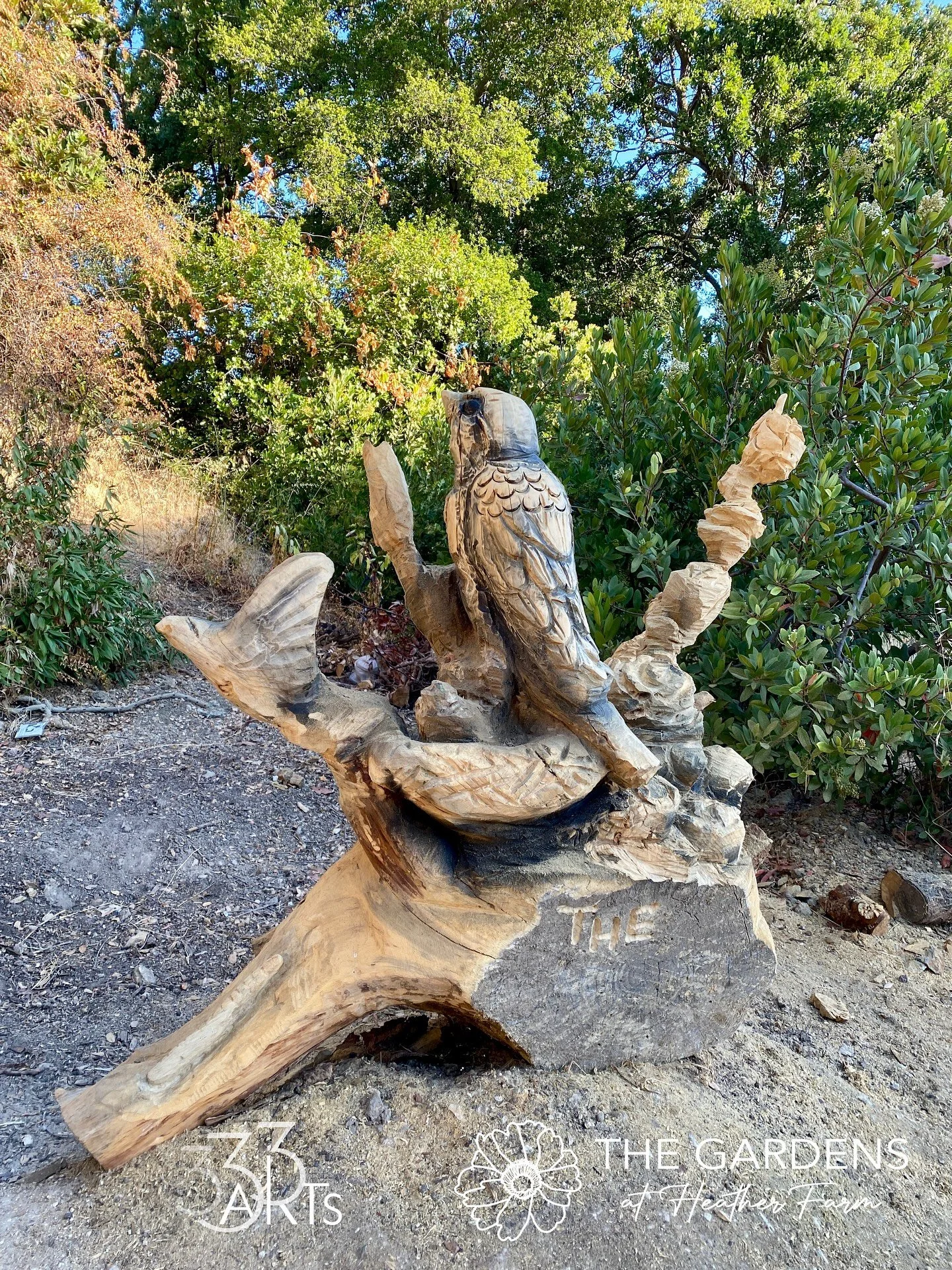Oscar just completed another carving session at The Gardens in Walnut Creek. He&rsquo;s getting close to being done!
.
Be sure to check his wood carved art out @craft1r 

(Also don&rsquo;t miss the utility box at the entrance by Carmynn Zhang) 
.
Tha