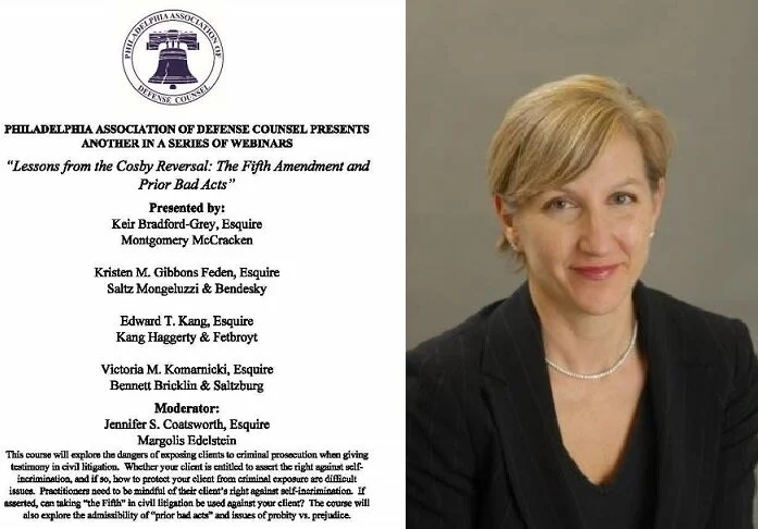 BBS Member, Victoria M. Komarnicki, spoke on the Philadelphia Association of Defense Counsel panel on September 21, 2021