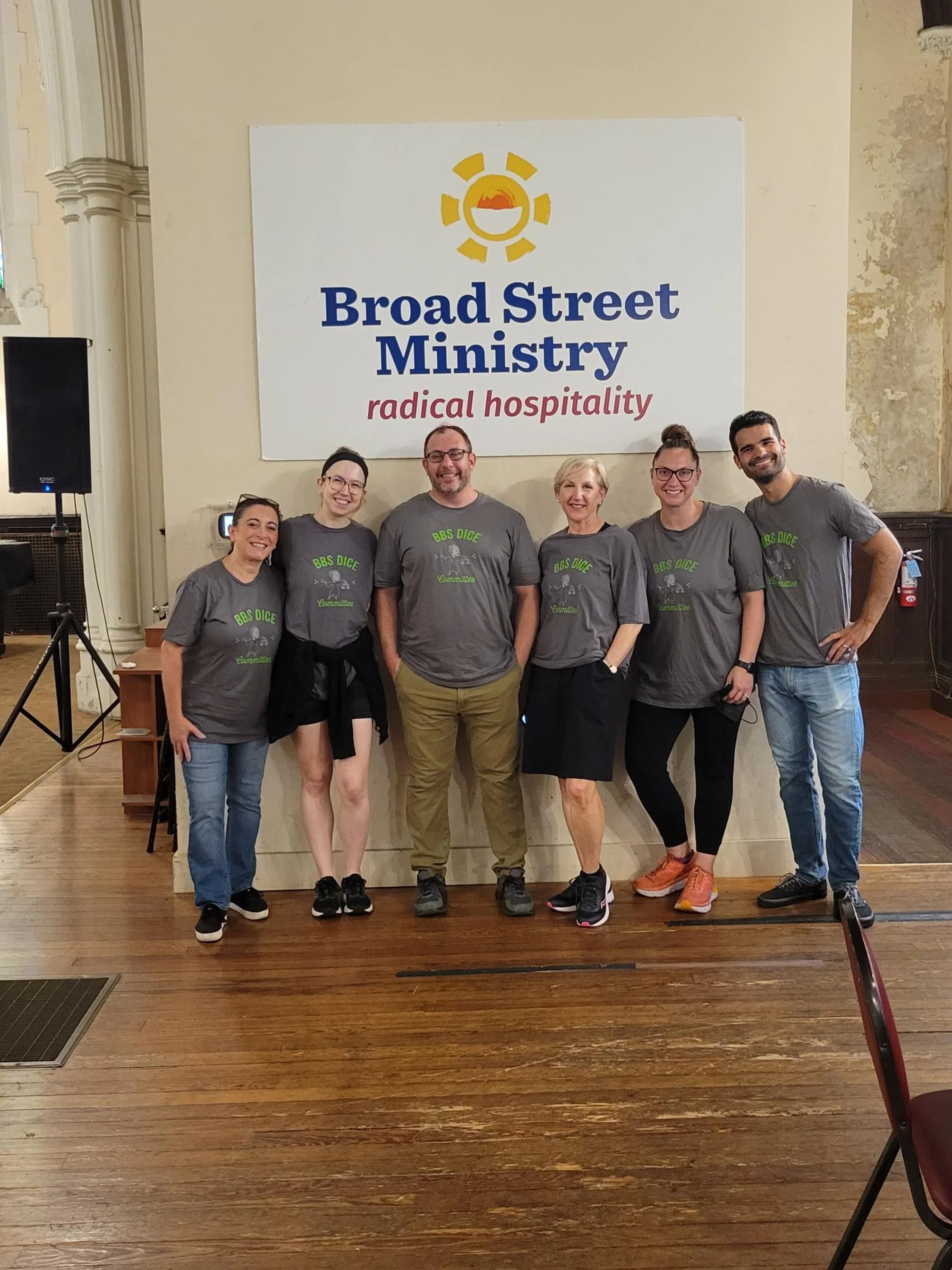 DICE Committee Members Volunteer at Broad Street Ministry