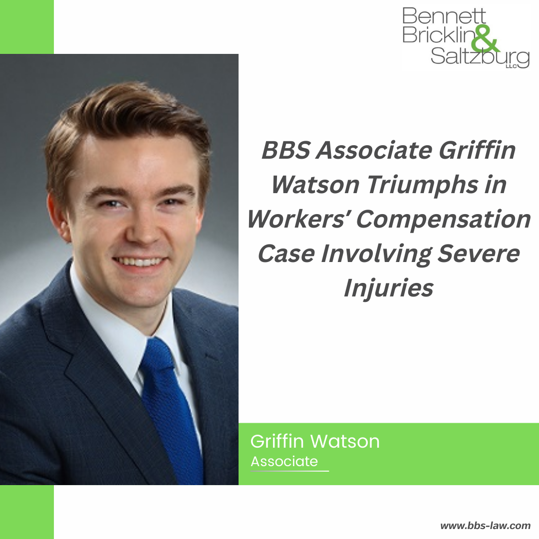BBS Associate Griffin Watson Triumphs in Workers' Compensation Case Involving Severe Injuries
