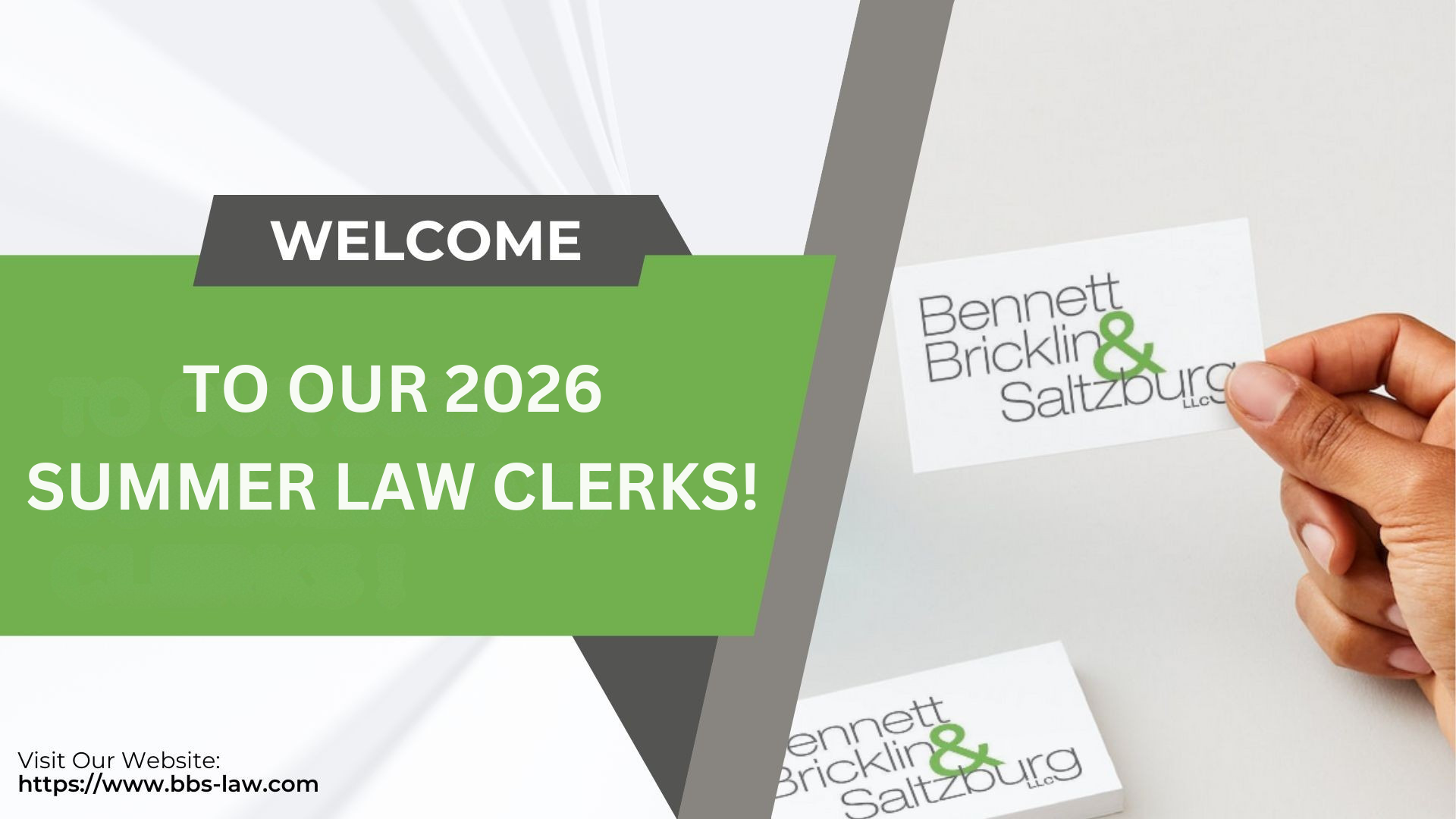 Welcome to Our 2026 Summer Law Clerks! 