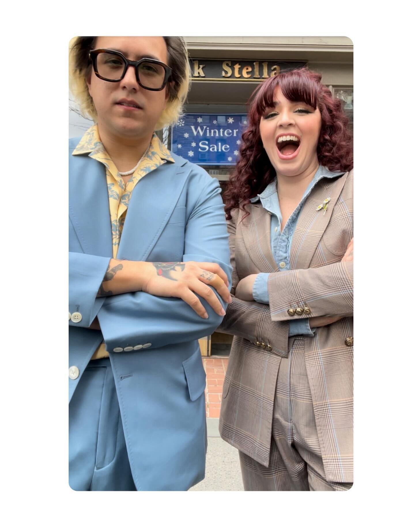 Creative Director @jasonsandagontv and @glamytamy in beautiful spring Mad King George tailoring.

Schedule your fitting today!

#menswear #womenswear #bespoke #madetomeasure #fashion #mensstyle #style