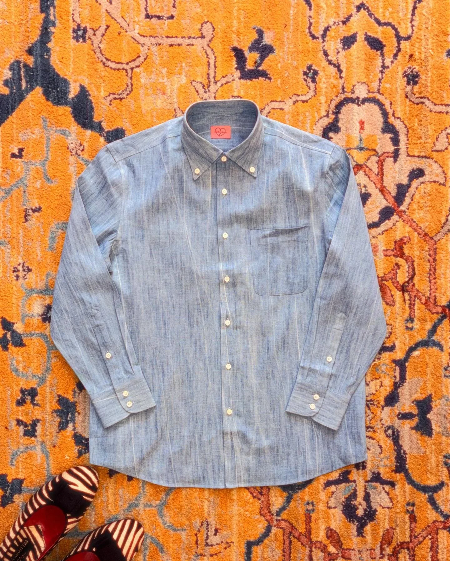 Washed Demin shirt. Perfect for the spring/summer! You should get one or two or ten which ever amount you feel is right for you. Ok bye. 

#bespoke #menswear #womenswear #madetomeasure #style