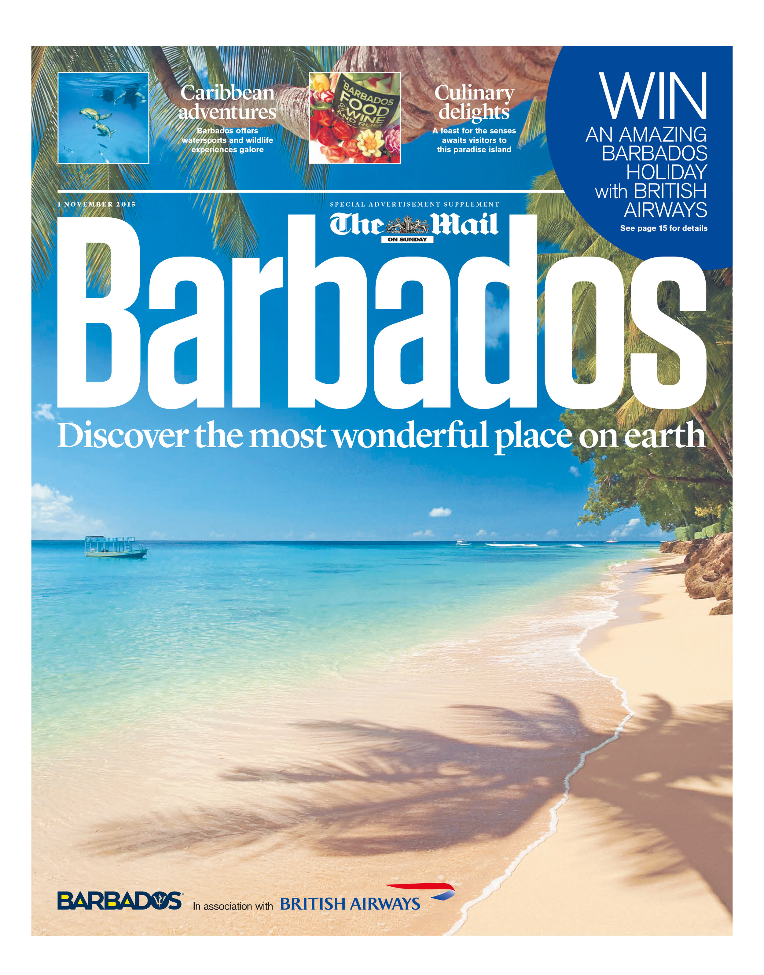 PRINT: The Mail on Sunday for British Airways