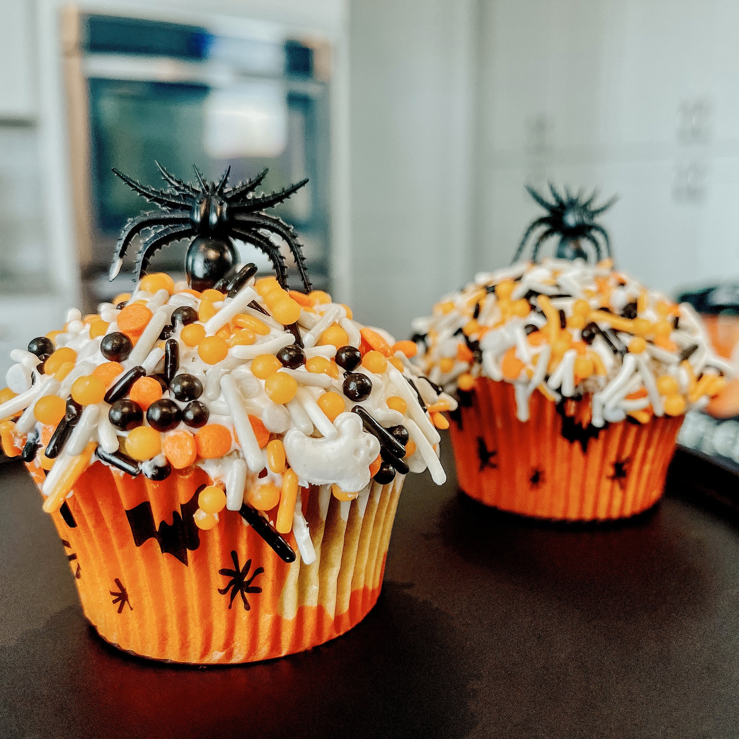SJ Halloween Spider Cupcakes