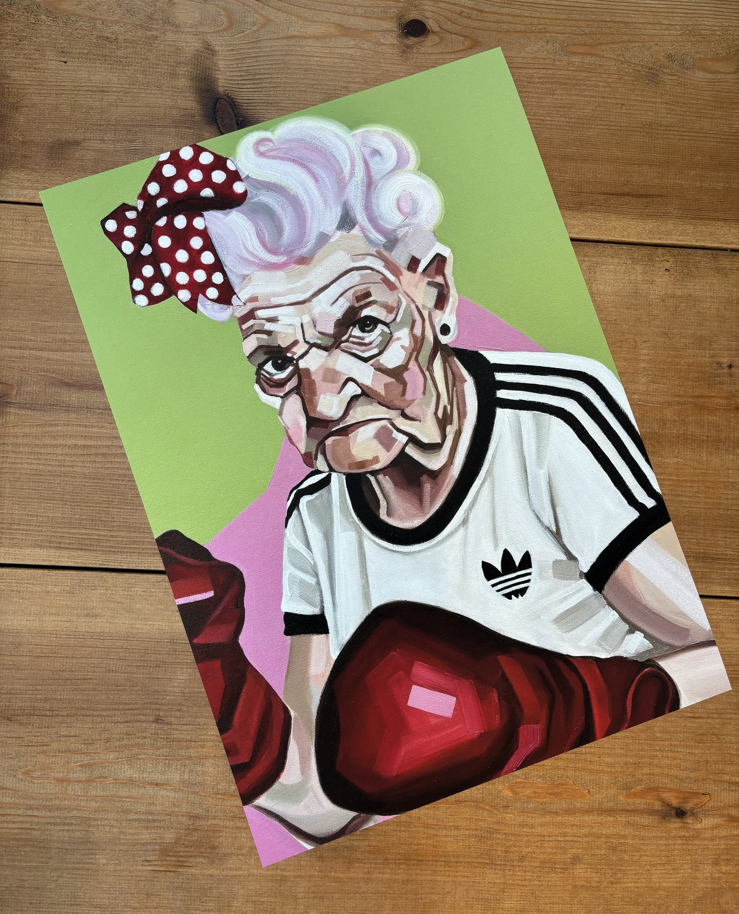 Boxing Granny print image 2.jpeg