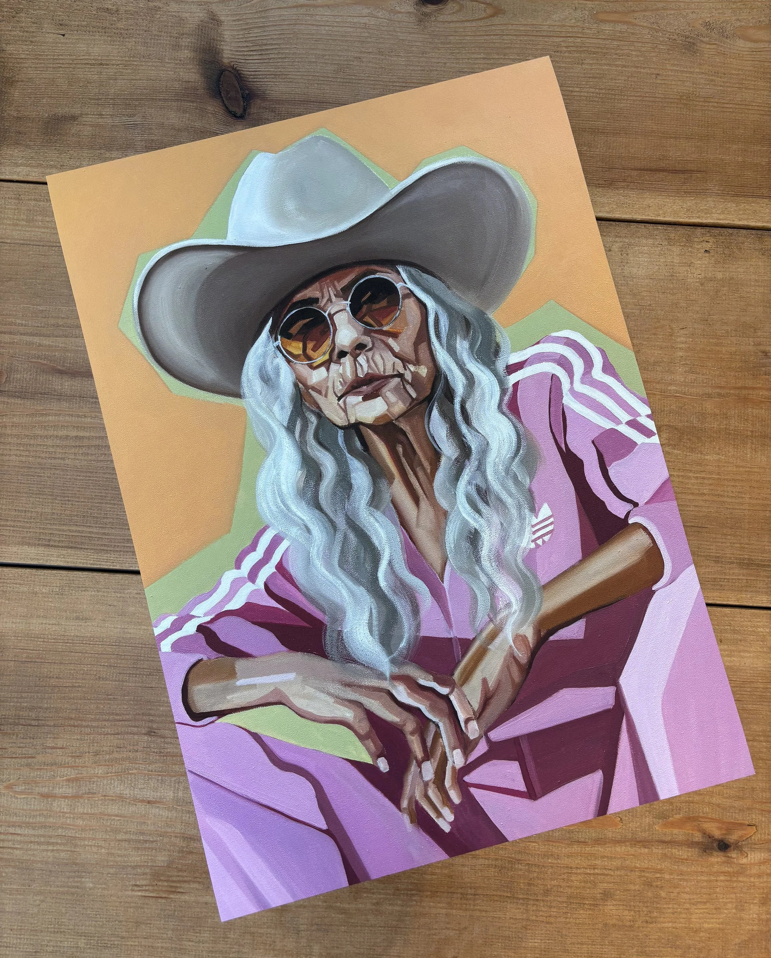 Pink Cowgirl Print
