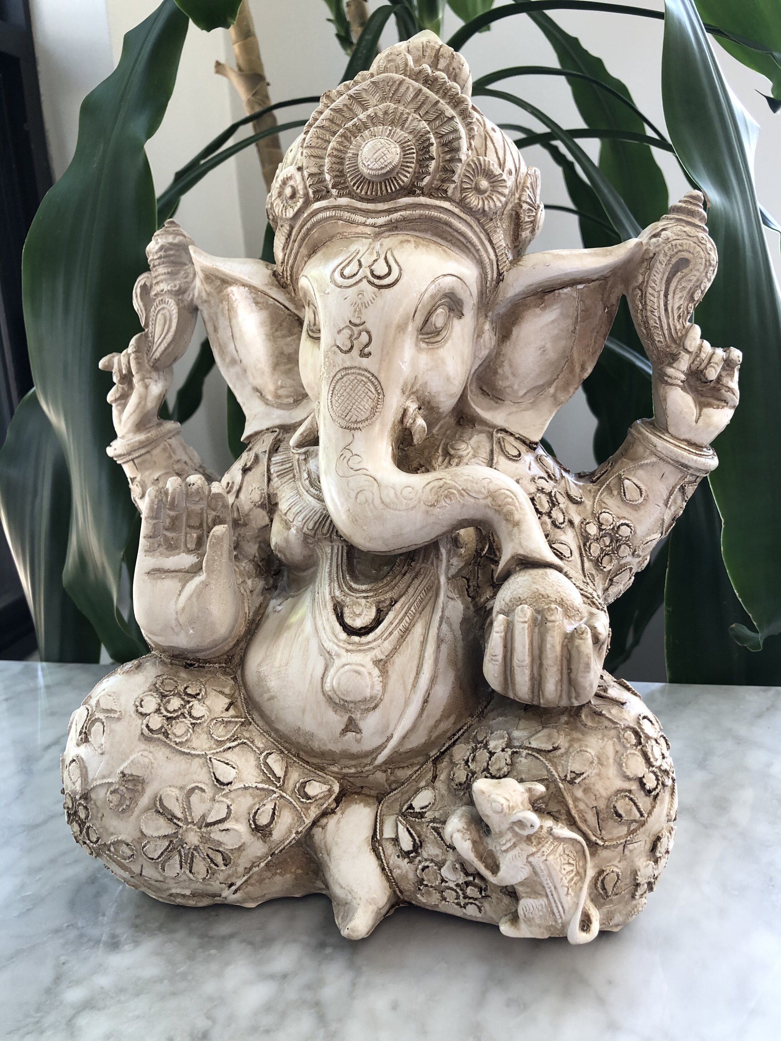 White Distressed Ganesh.jpg