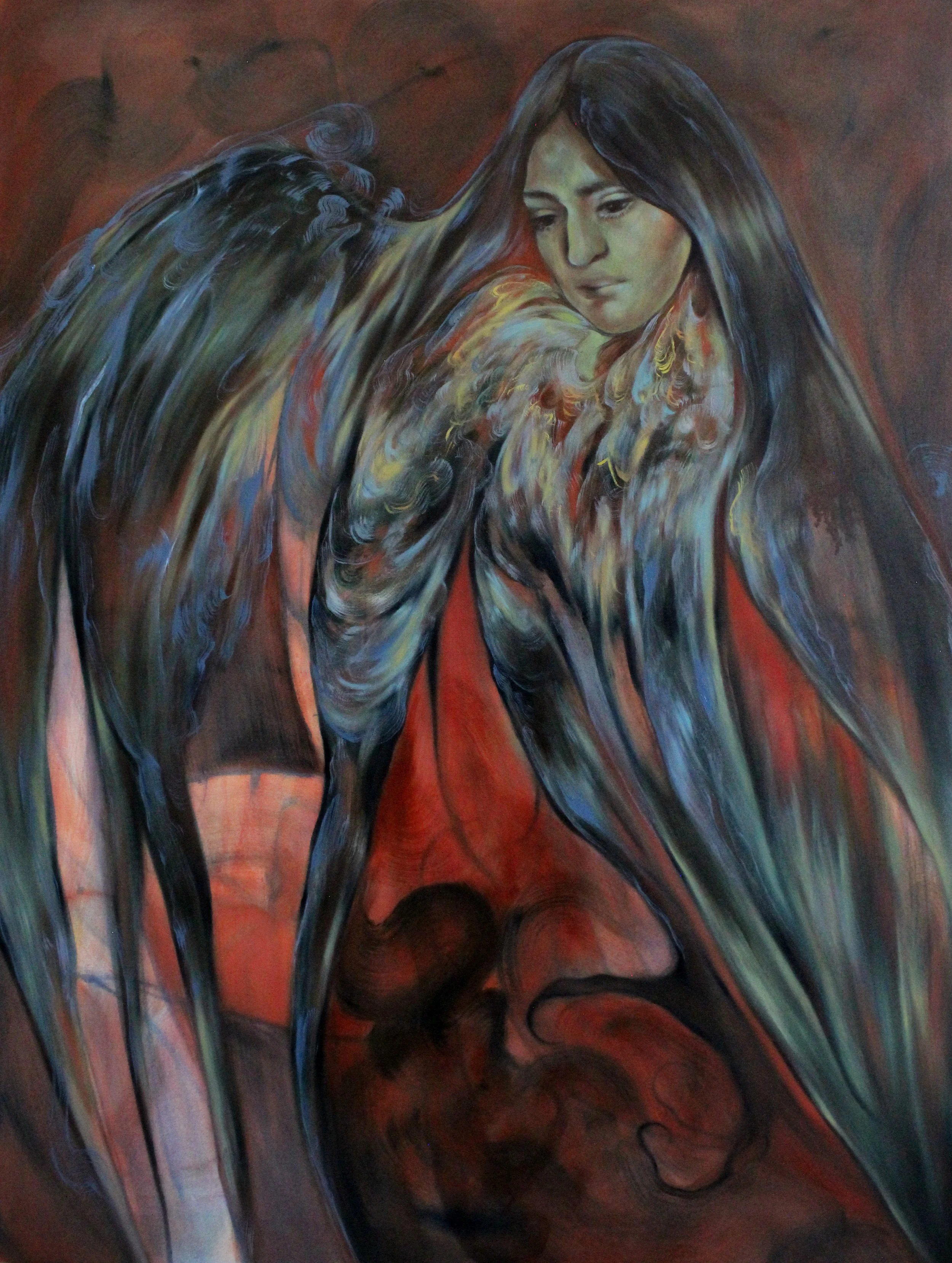 Hungry Heart. Oil on canvas, 106x81cm, 2026.
