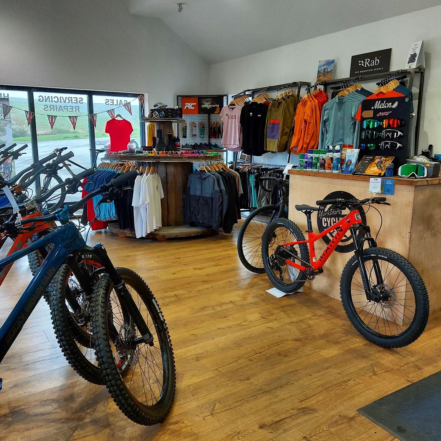 We are OPEN today!

(to 4pm in the cafe, 5pm bike shop)

Brand new Rab Equipment and ION Bike ridewear in stock.

Rocky Mountain and Marin bikes.

Plus upto 50% off Fox Racing and more!

Come see us or visit online!

www.yorkshirecyclehub.uk

01287 6