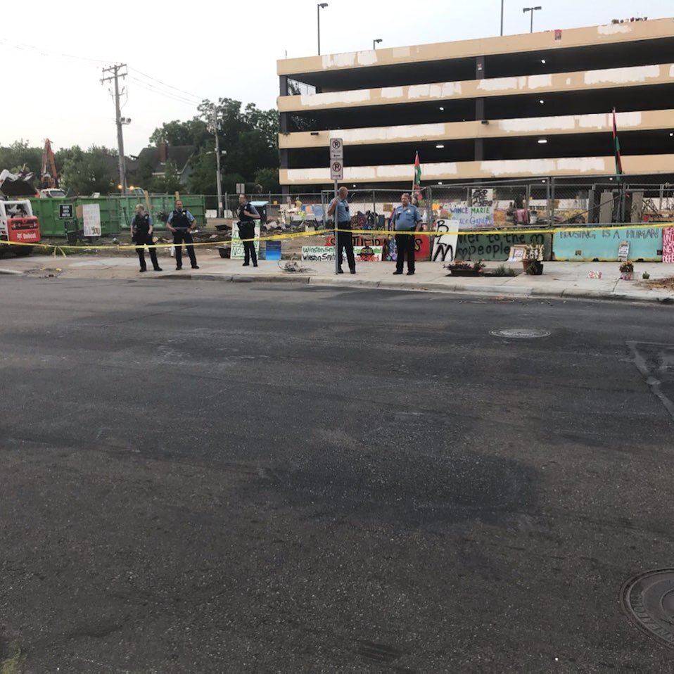 Just saw the city of Minneapolis removing the gathering place and memorial for Winston Smith Uptown this morning during my walk. There has to be a better way to get the community involved. The optics for our city are horrible. These sites are one pow