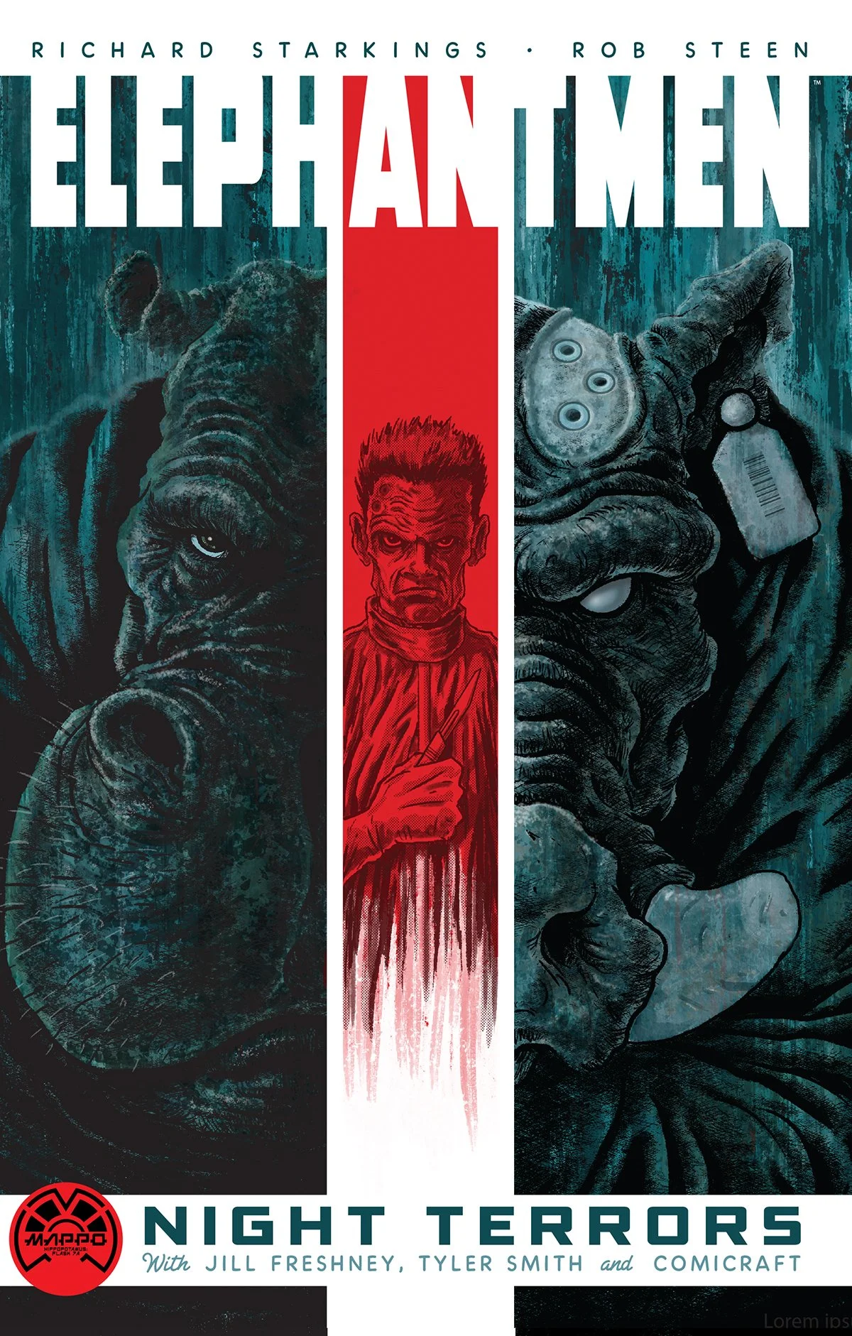 Elephantmen 'Night Terrors' tpb cover