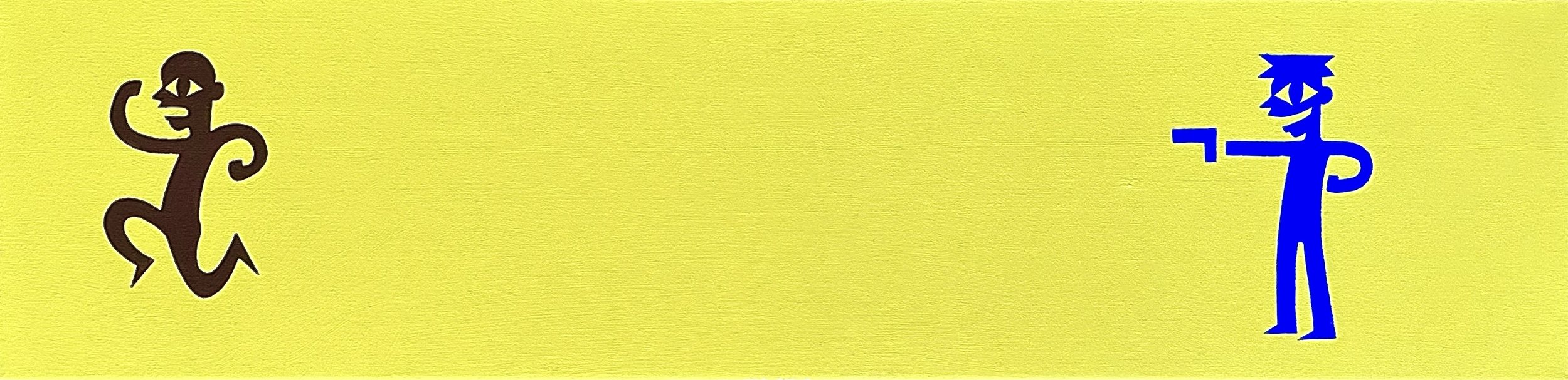 Run Ni**er
Acrylic on Canvas
12x48
2023