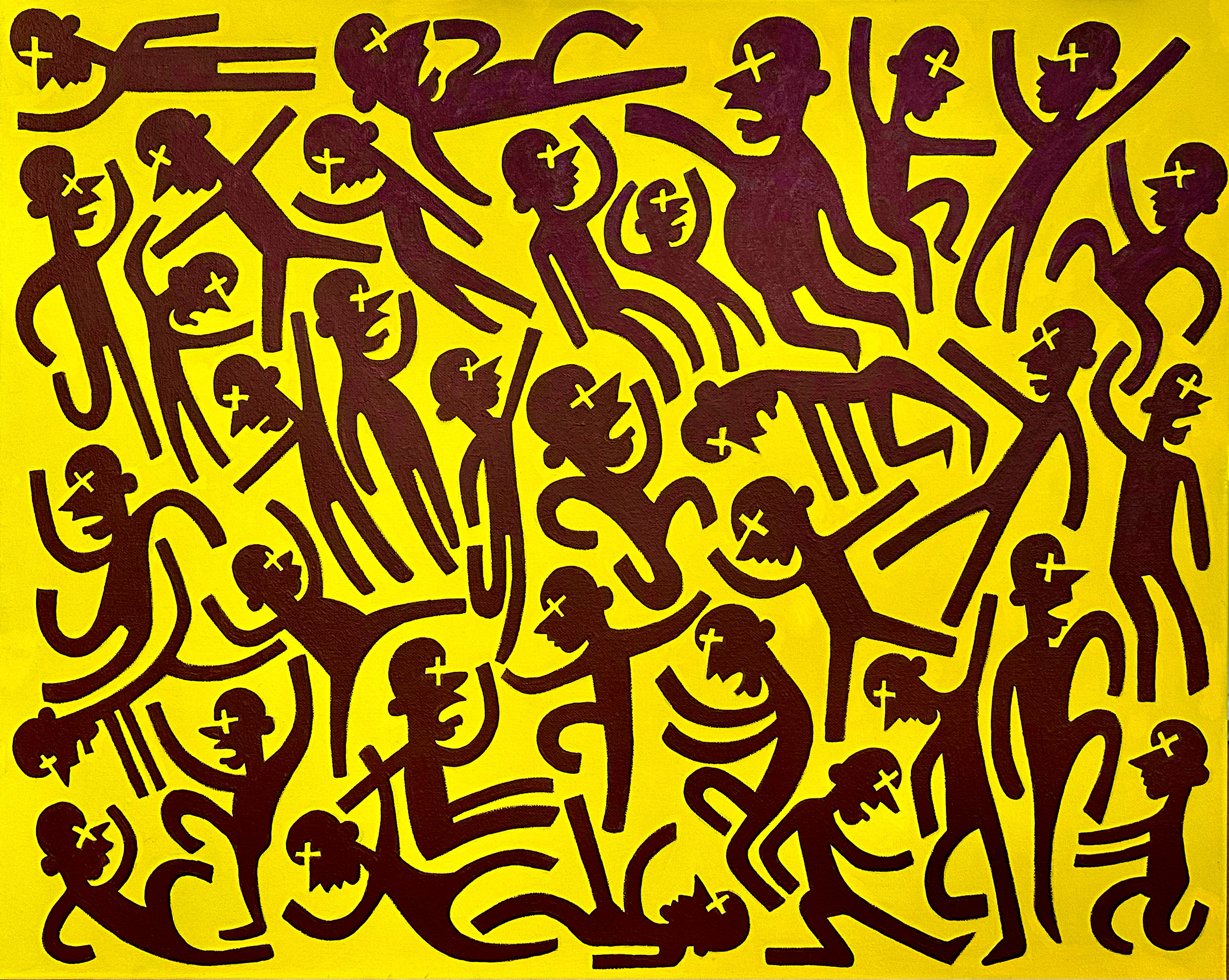 Dead Black Men
Acrylic on Canvas
24x30
2023