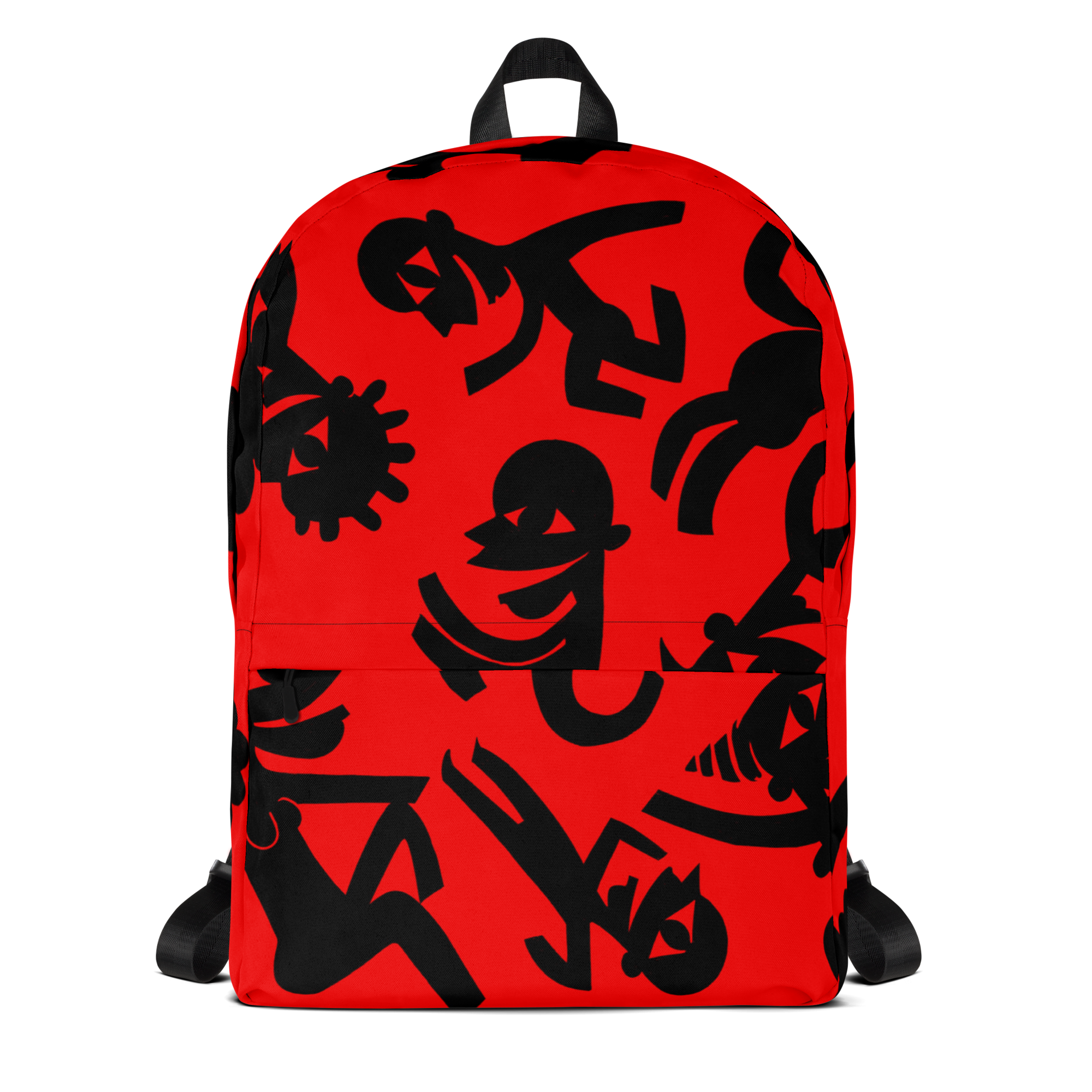 Happy Happy Joy Joy Red/Black | Backpack