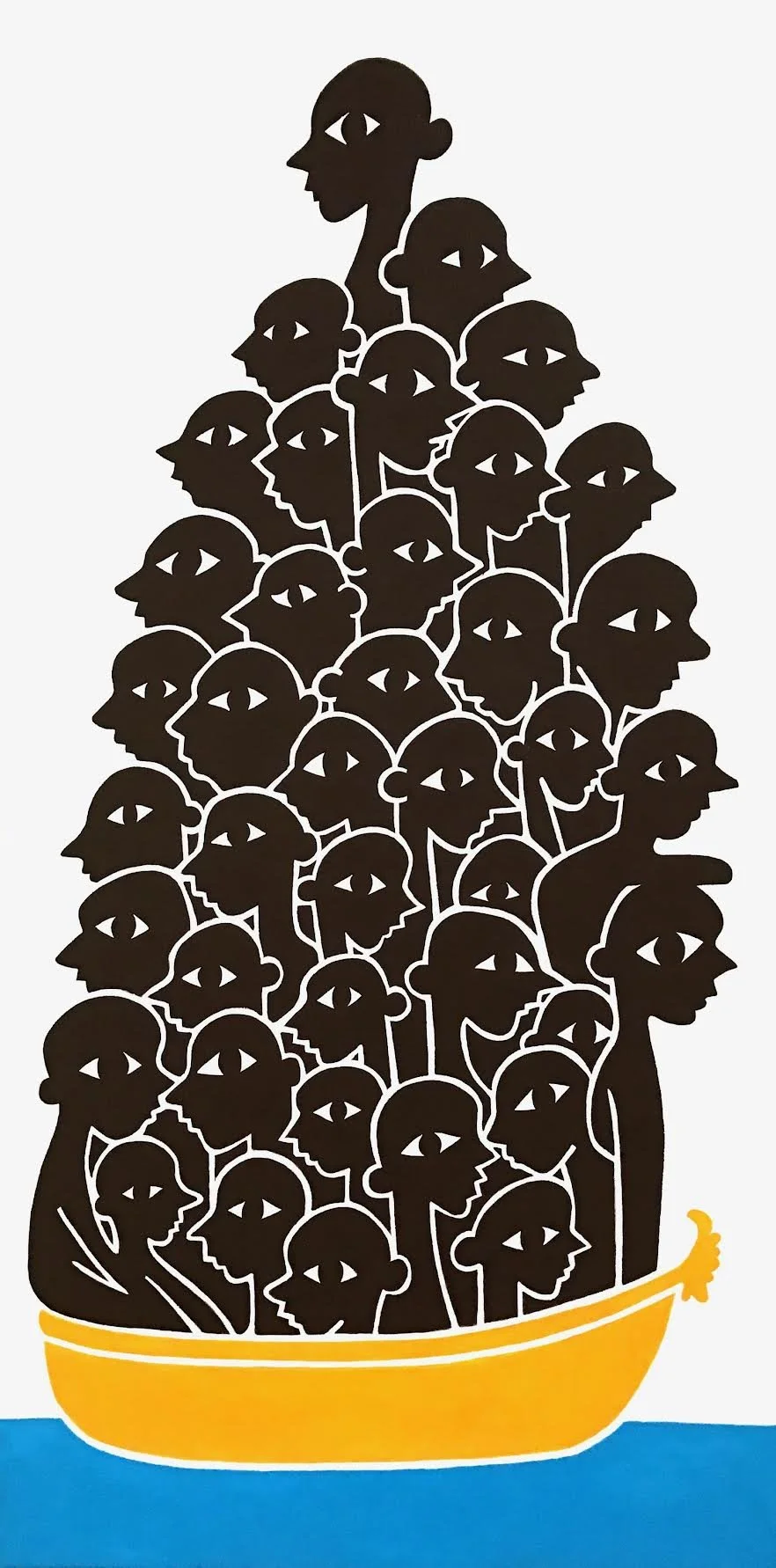 Refugees, Painting