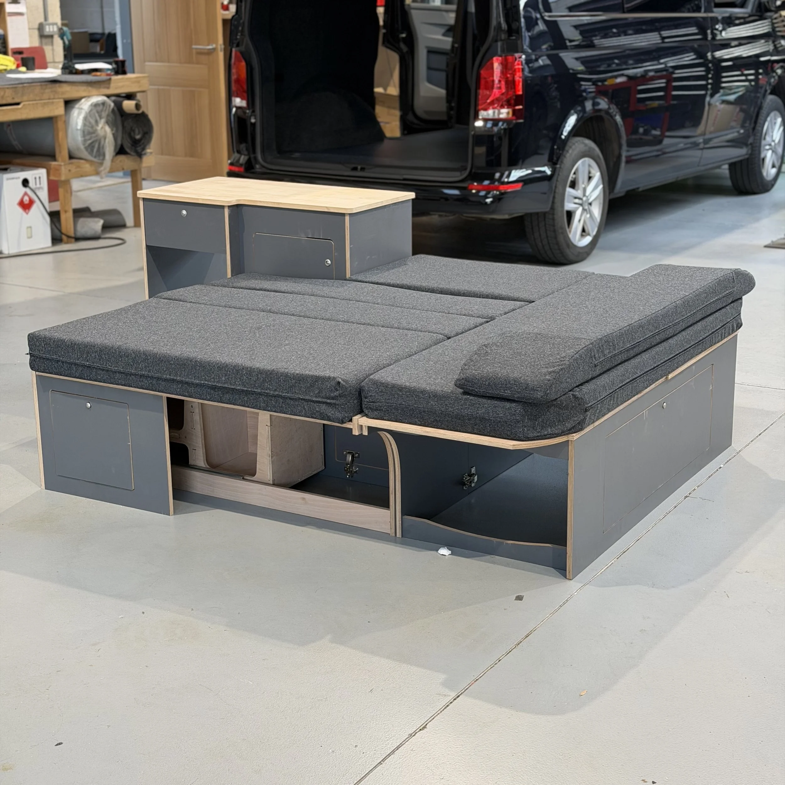 VW Transporter U shape camper furniture SWB