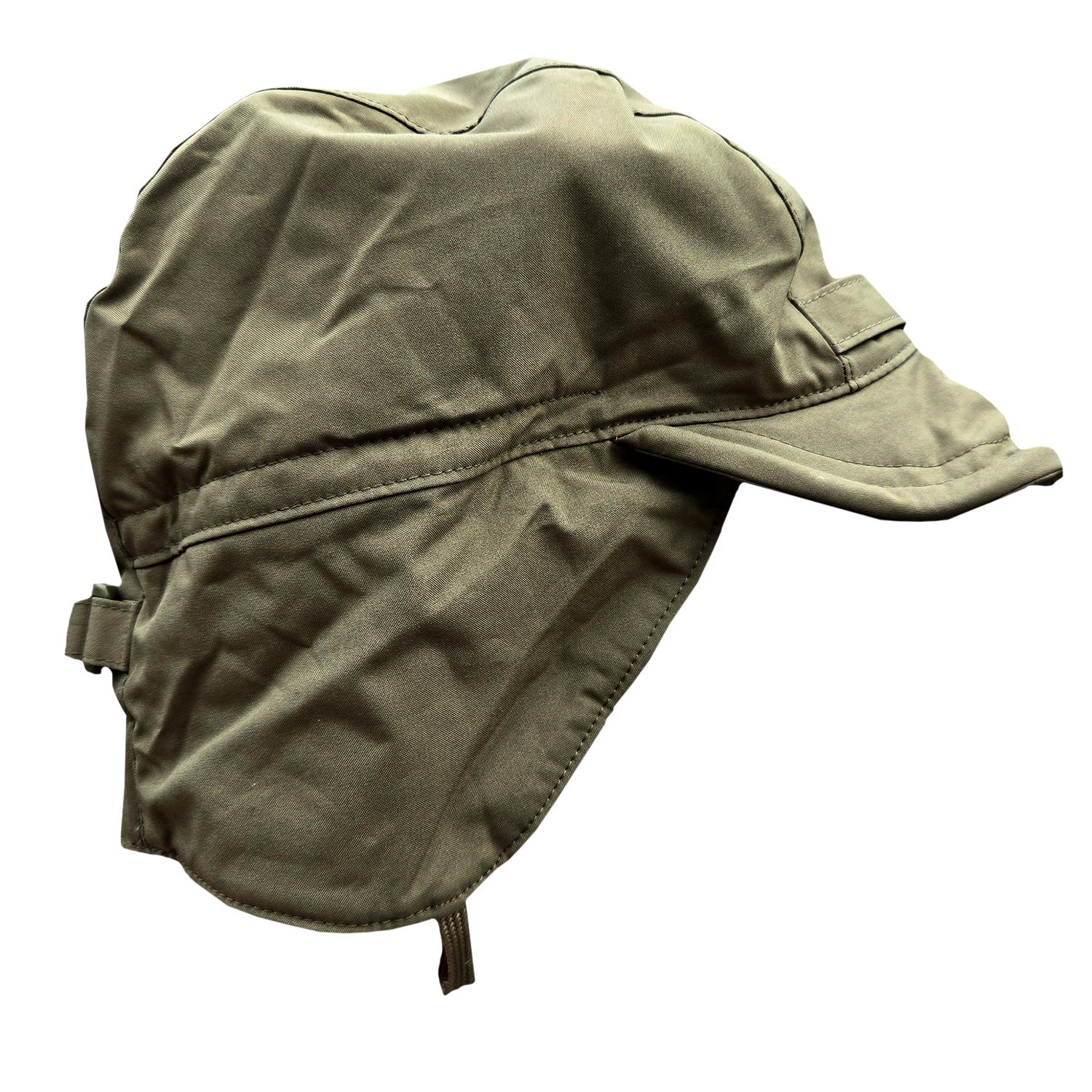Dutch Army Fleece Lined Winter Cap w/ Ear Flaps