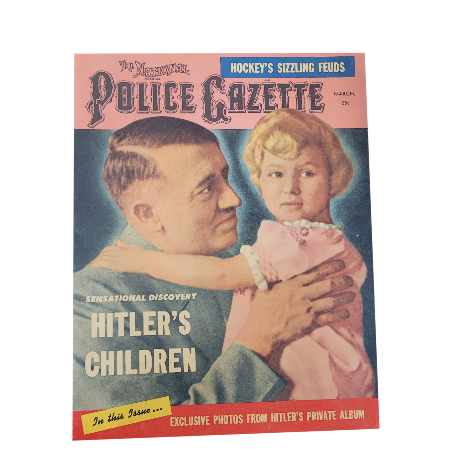 Police Gazette 1957 "Hitler's Children" Magazine
