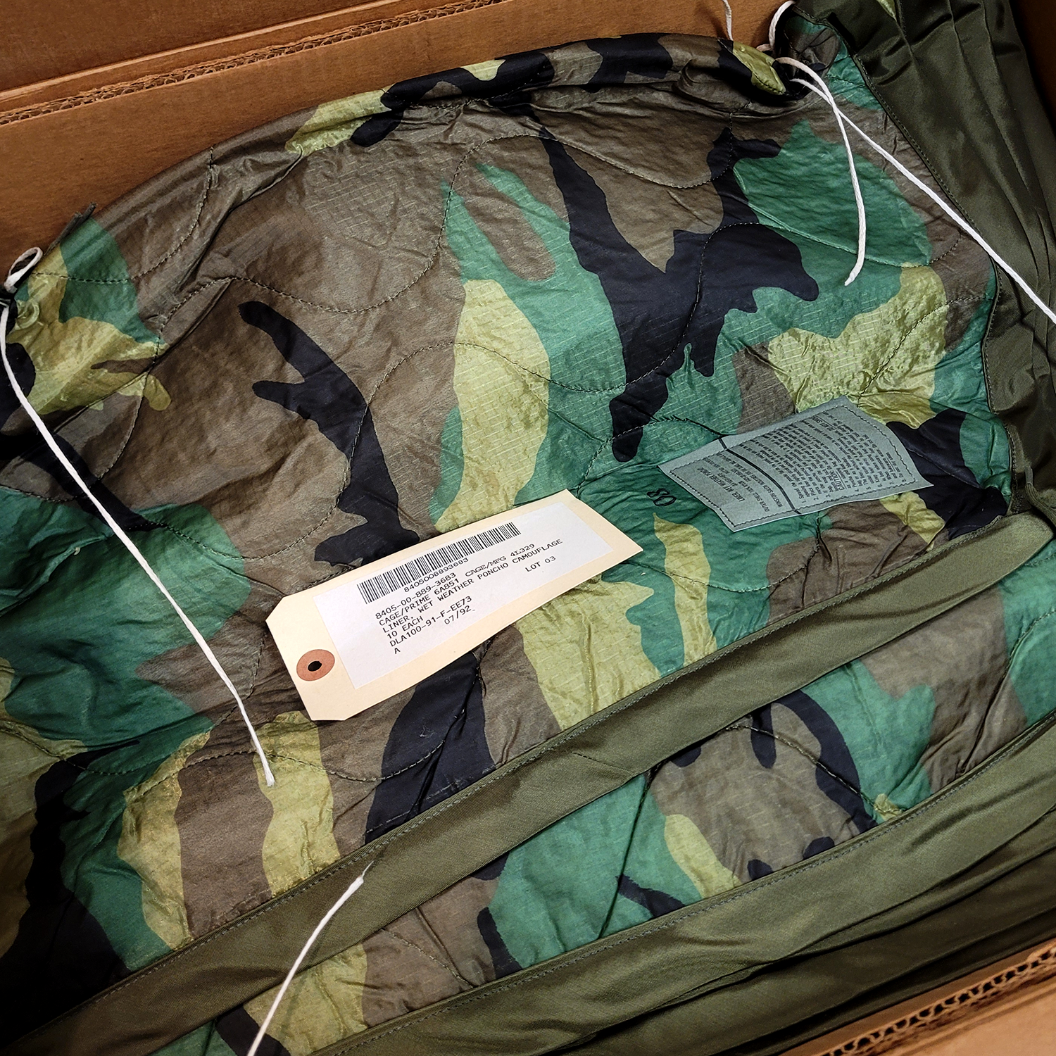 USGI M81 Woodland Poncho Liner (Woobie)