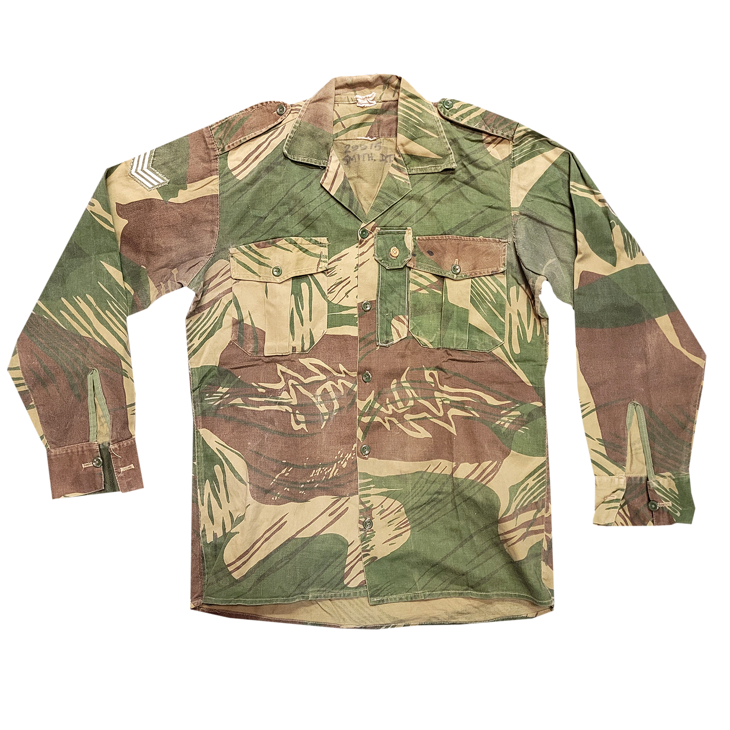 Rhodesian Brushstroke Patched Longsleeve Shirt