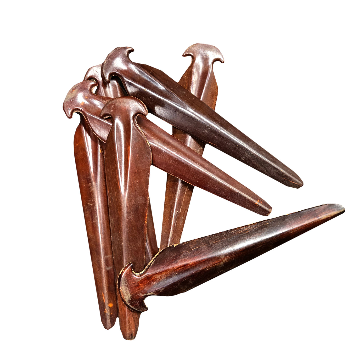German Wehrmacht Bakelite Zeltbahn Stakes (WW2 Deadstock)