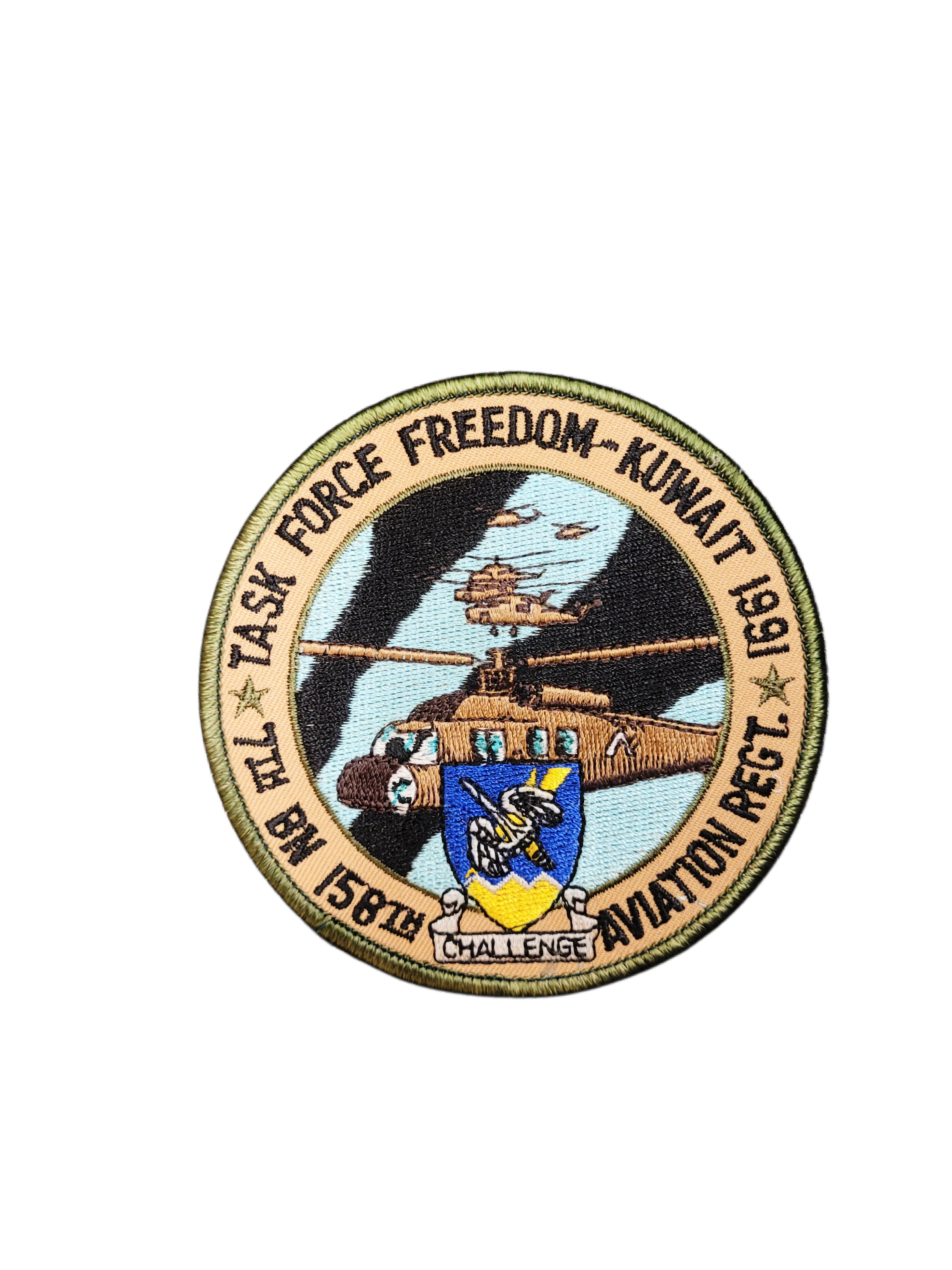 Vintage Task Force Freedom Iron on Patch