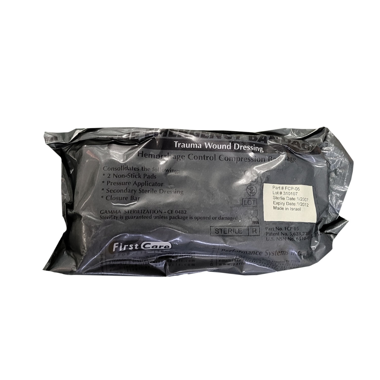 USGI Israeli Trauma Bandage 6"