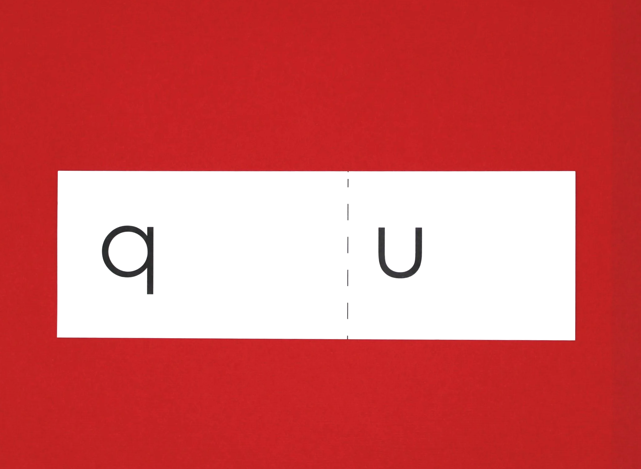 "q-u sticks like glue card"