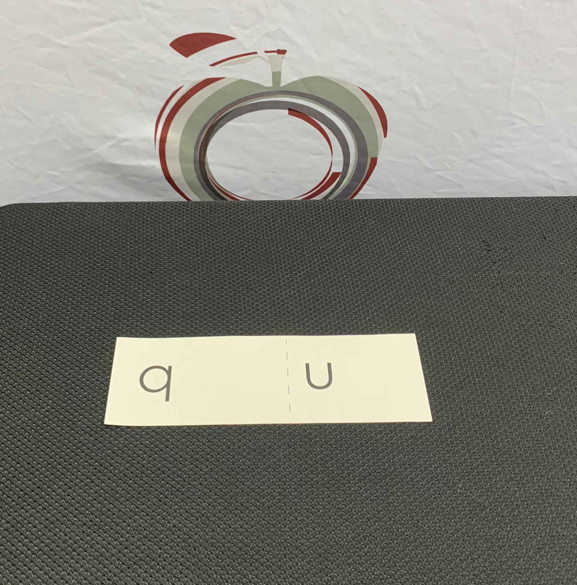"q-u sticks like glue card"