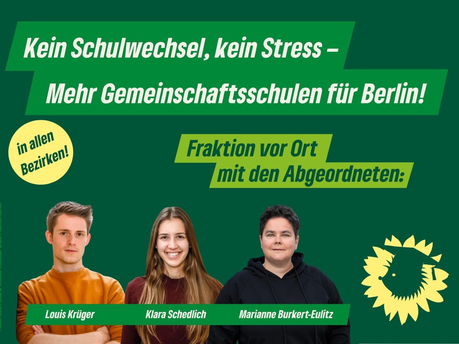 Kein Schulwechsel, kein Stress – Mehr Gemeinschaftsschulen für Berlin! (Fraktion vor Ort in Steglitz-Zehlendorf)