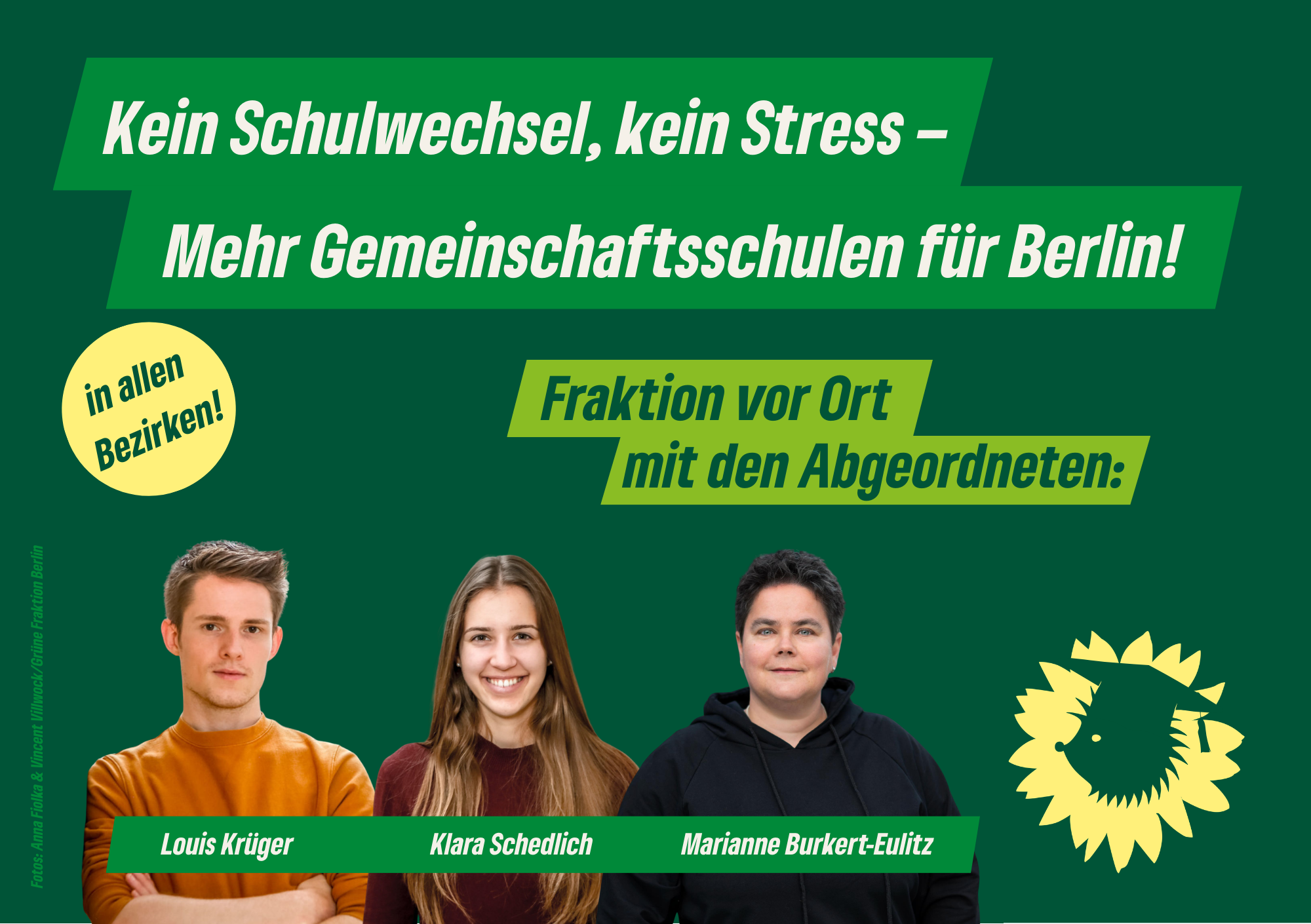 Kein Schulwechsel, kein Stress – Mehr Gemeinschaftsschulen für Berlin! (Fraktion vor Ort in Charlottenburg-Wilmersdorf)