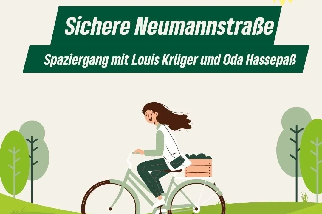 Sichere Neumannstraße. Spaziergang gemeinsam mit Oda Hassepaß am 25.04.2026