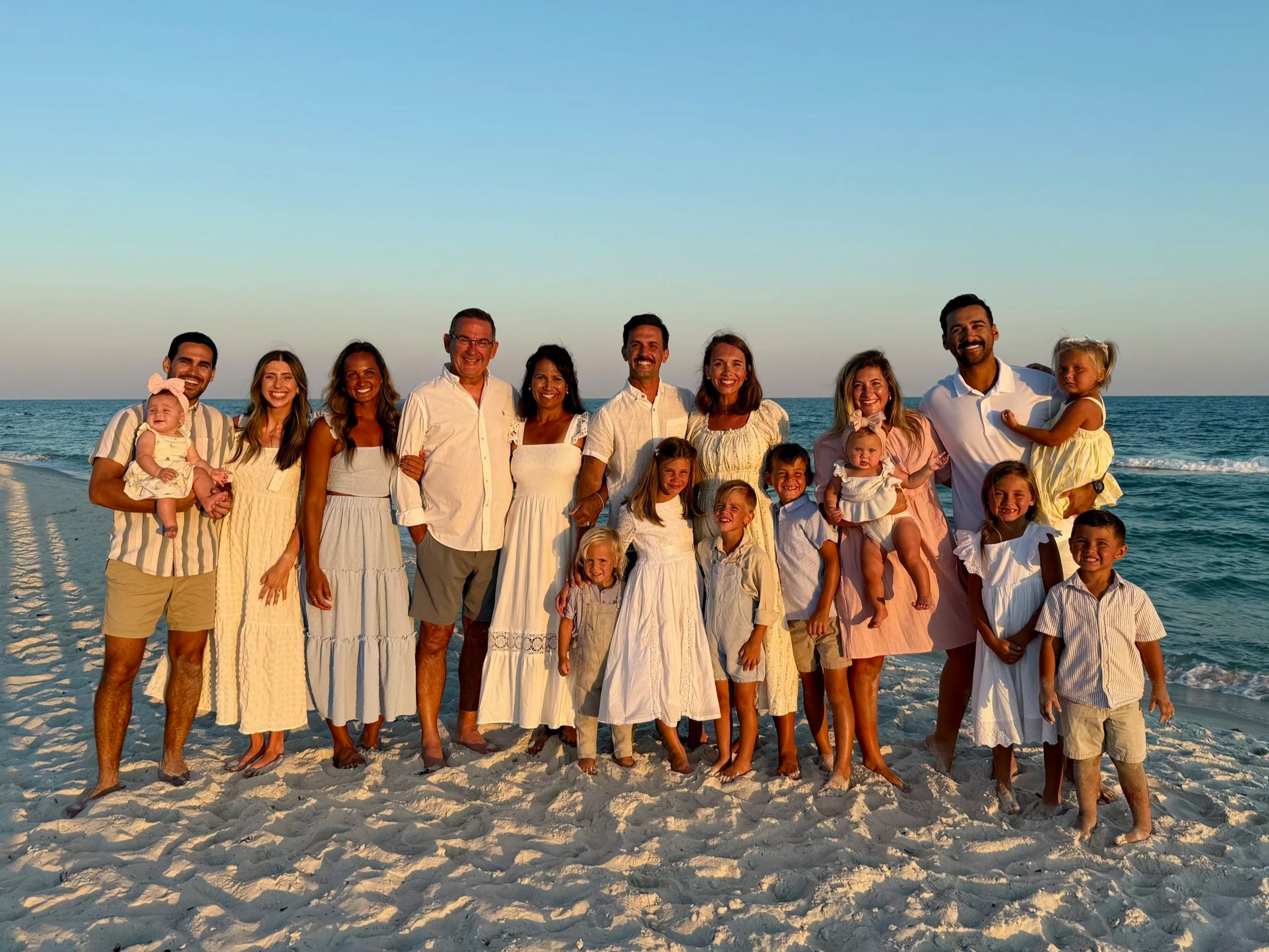 Grateful for my family! My parents, 3 brothers, 3 sister-in-laws and my nieces and nephews.