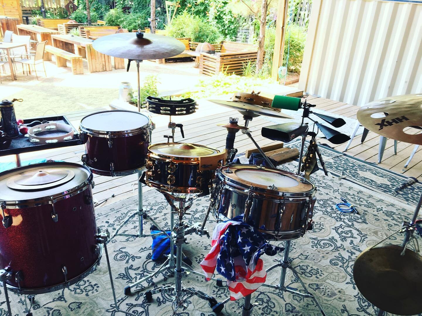 stand up #drumming w/#SolKitchen @harvesthousedenton // 08.21.19 8:30-11pm