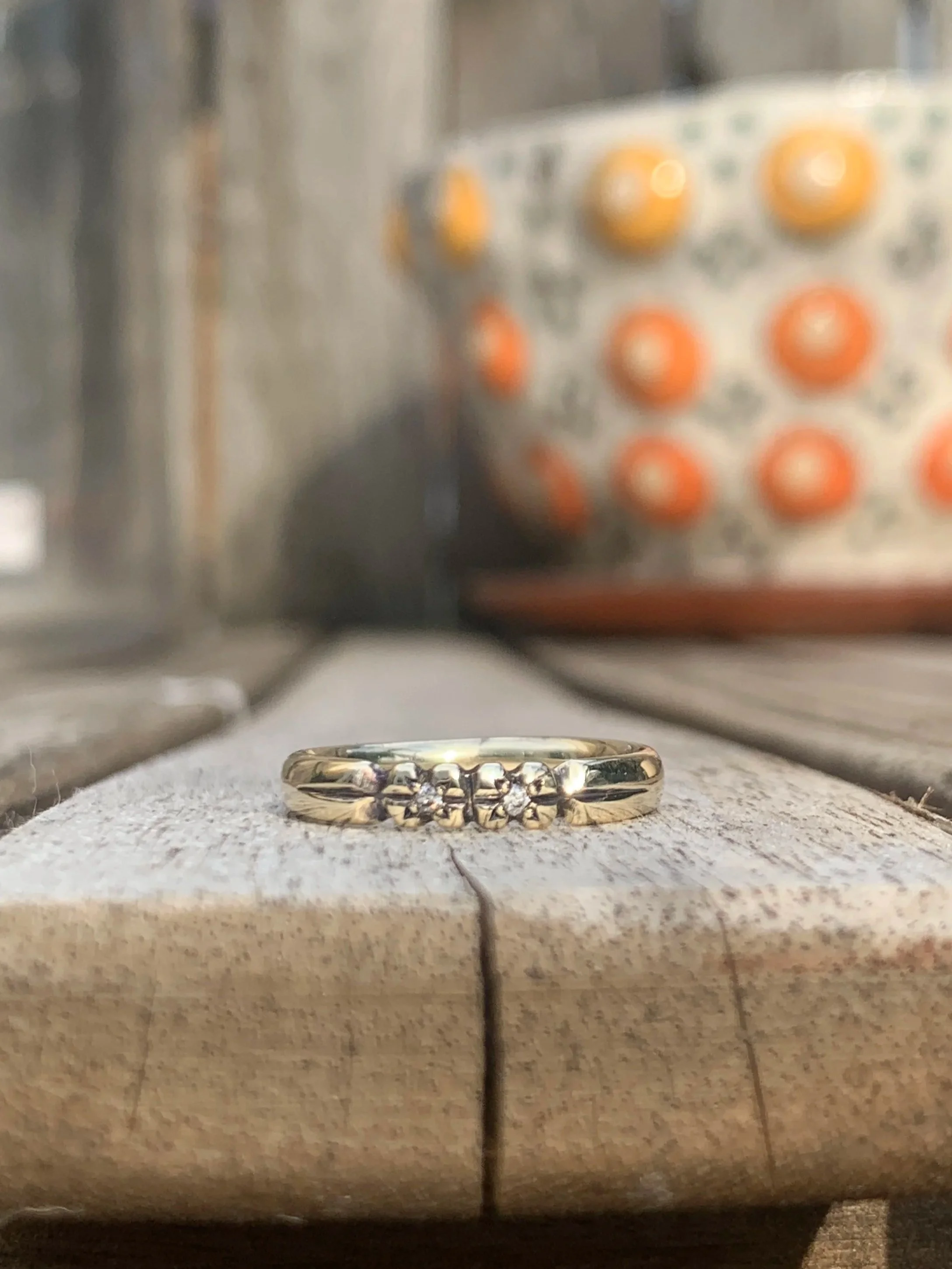 Twin Wedge Band