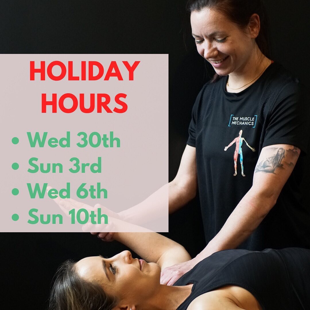 It’s almost holiday time! ⠀ ⠀ Bookings are filling up for early 2021, we recommend jumping online and booking your appointments now to get the times which suit you best ⠀ ⠀ Our holiday hours:⠀ Matt, Theo and Andi are away until Tuesday 12